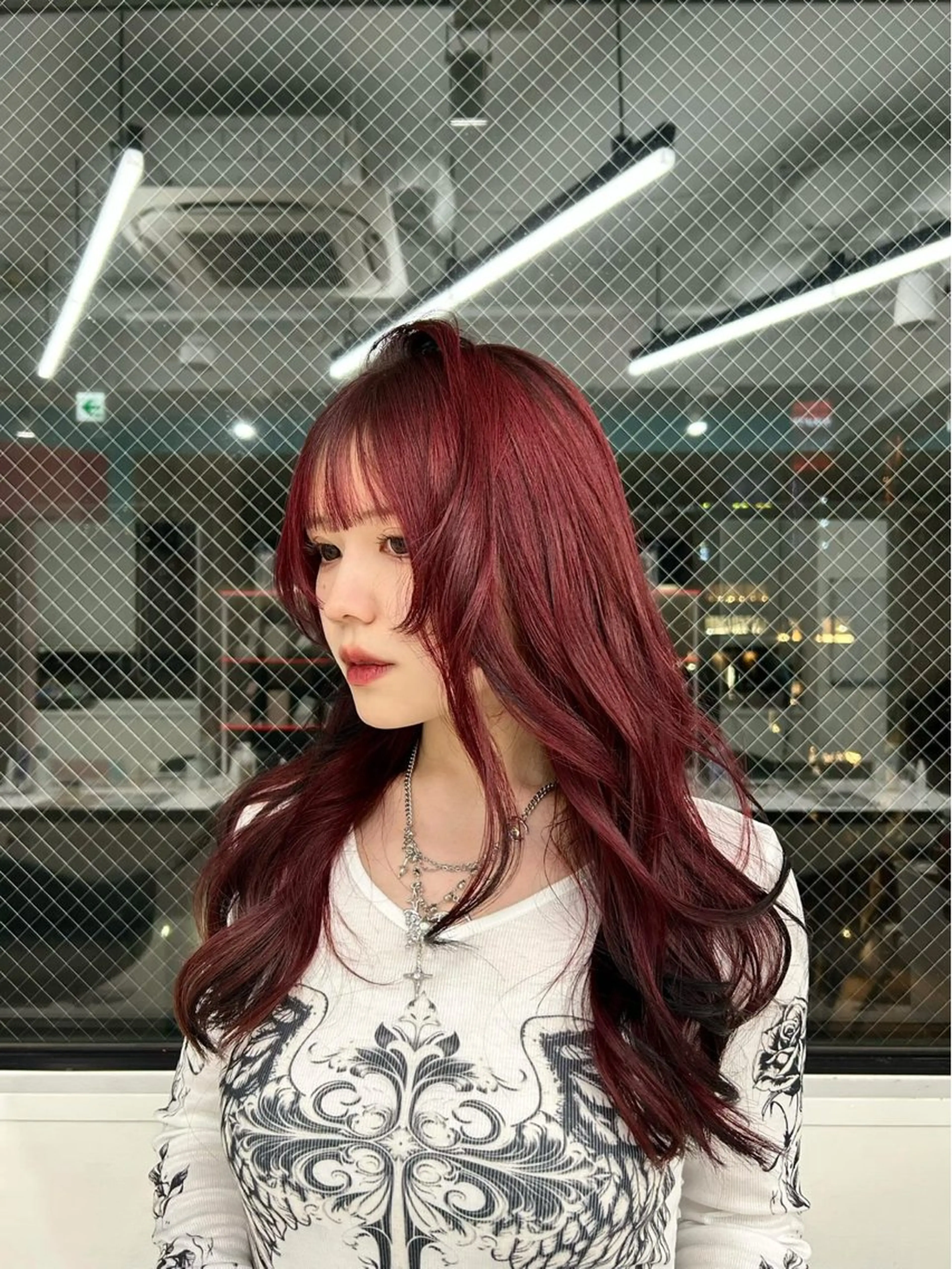 ロング カラー ヘアカラー エフェクトブリーチ／ レイヤーカット／翔のヘアスタイル