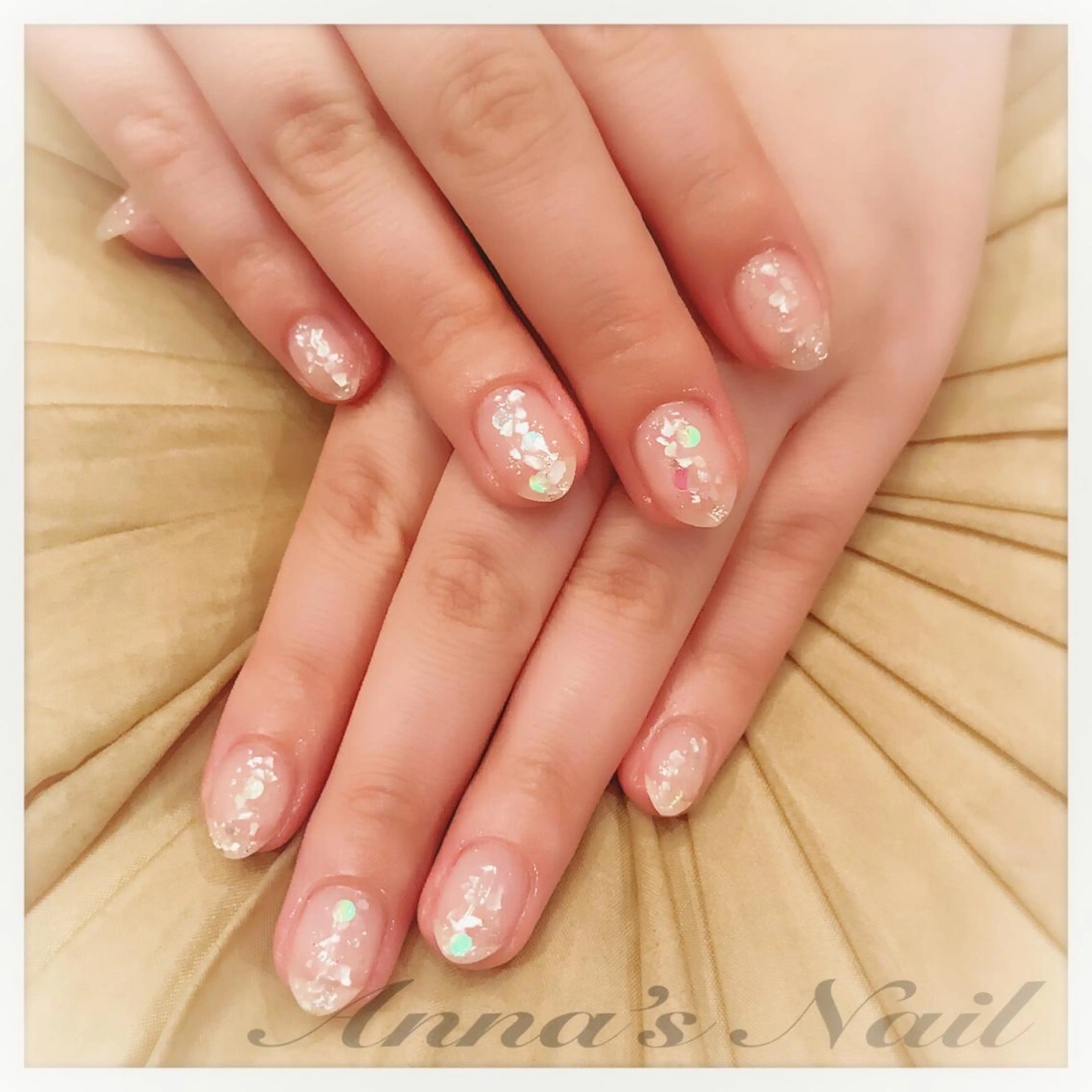 ネイル オーロラネイル Anna’s Nail所属・清口 杏奈のネイルデザイン