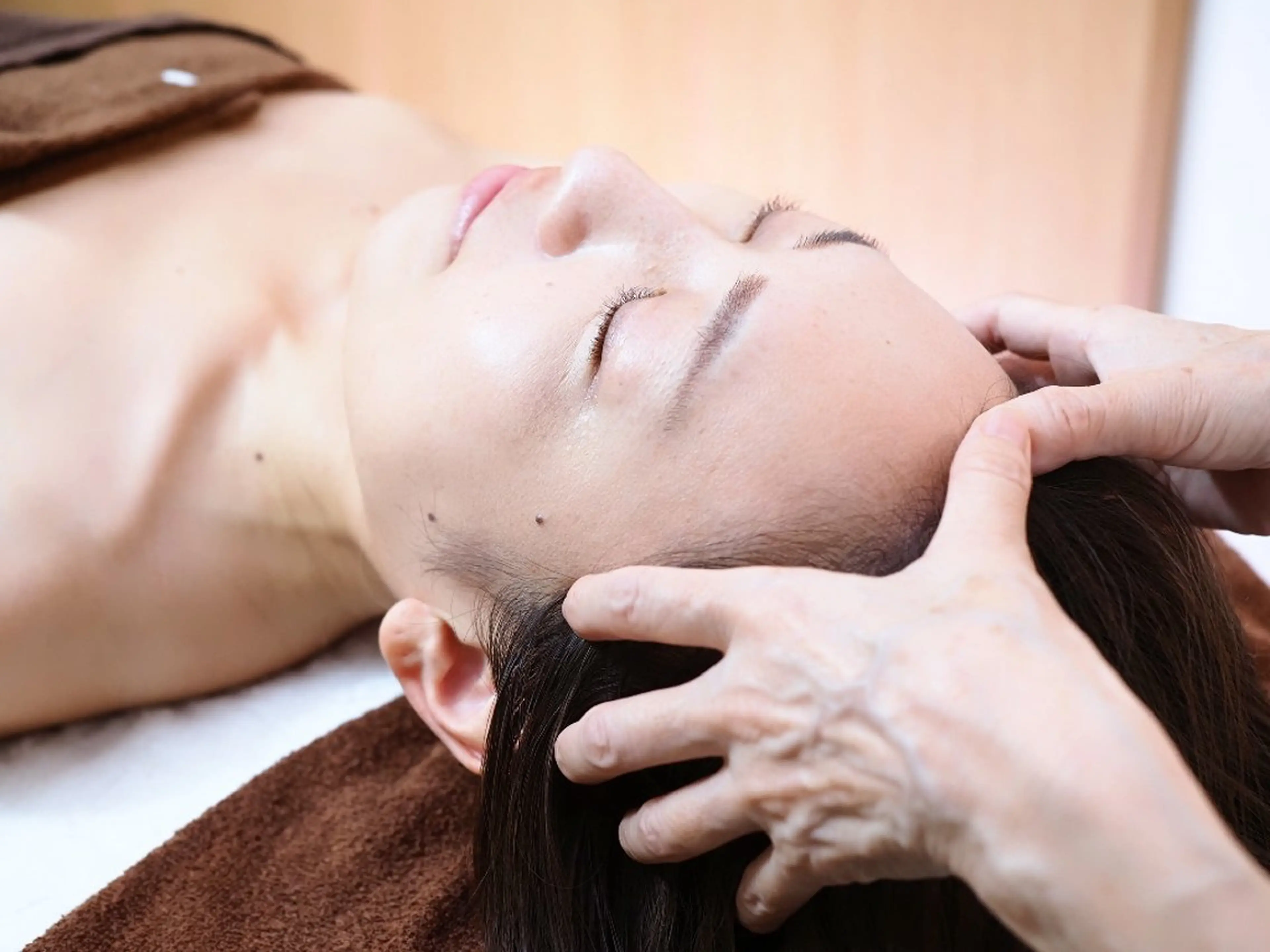 【ミントの香りでスッキリ 👀お疲れ・眼精疲労・肩首こり】🌿ドライヘッドスパ30分の写真