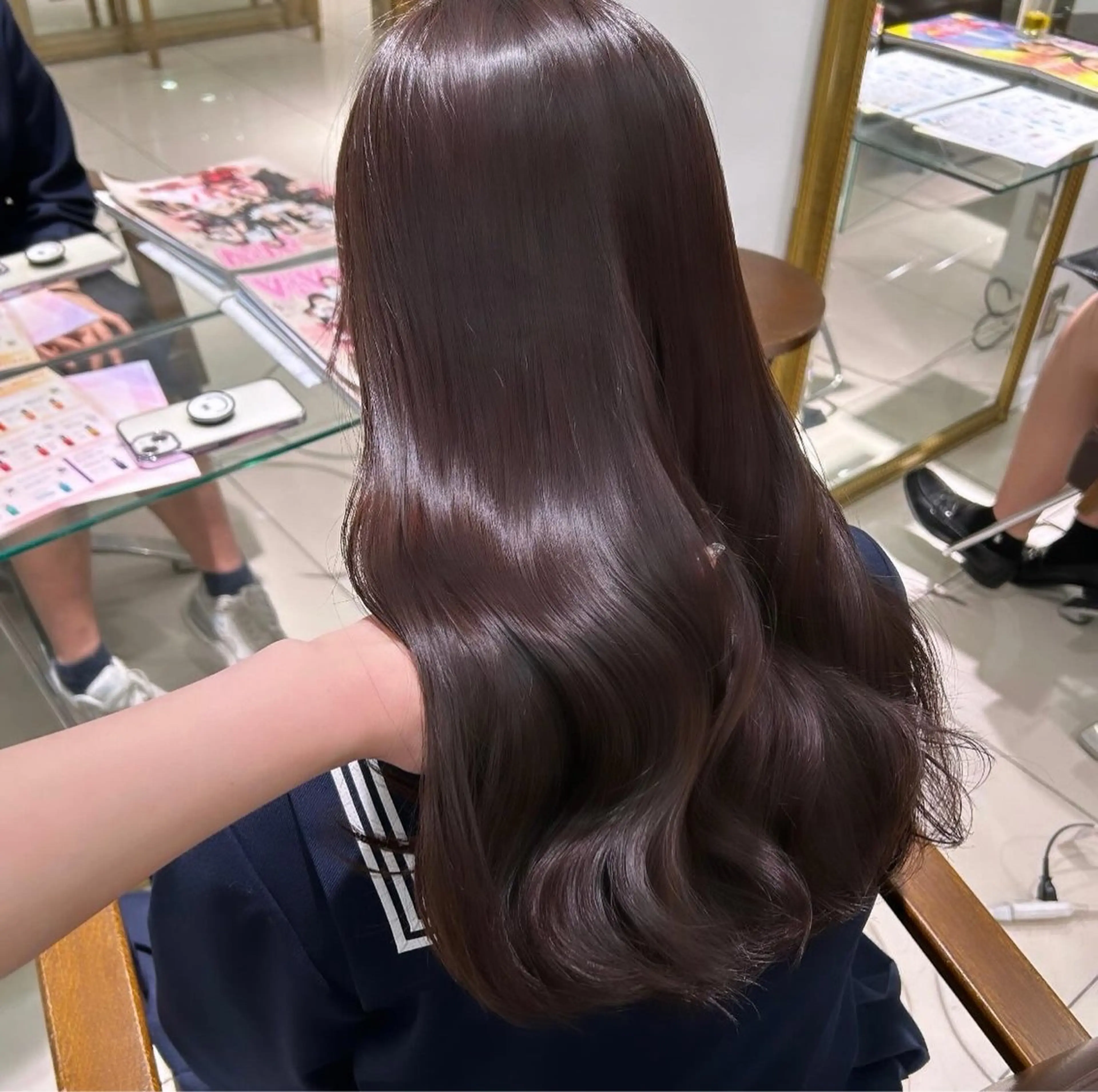 ロング カラー ヘアアレンジ 透明感カラー 髪質改善 透明感カラー ai🫧🪞のヘアスタイル