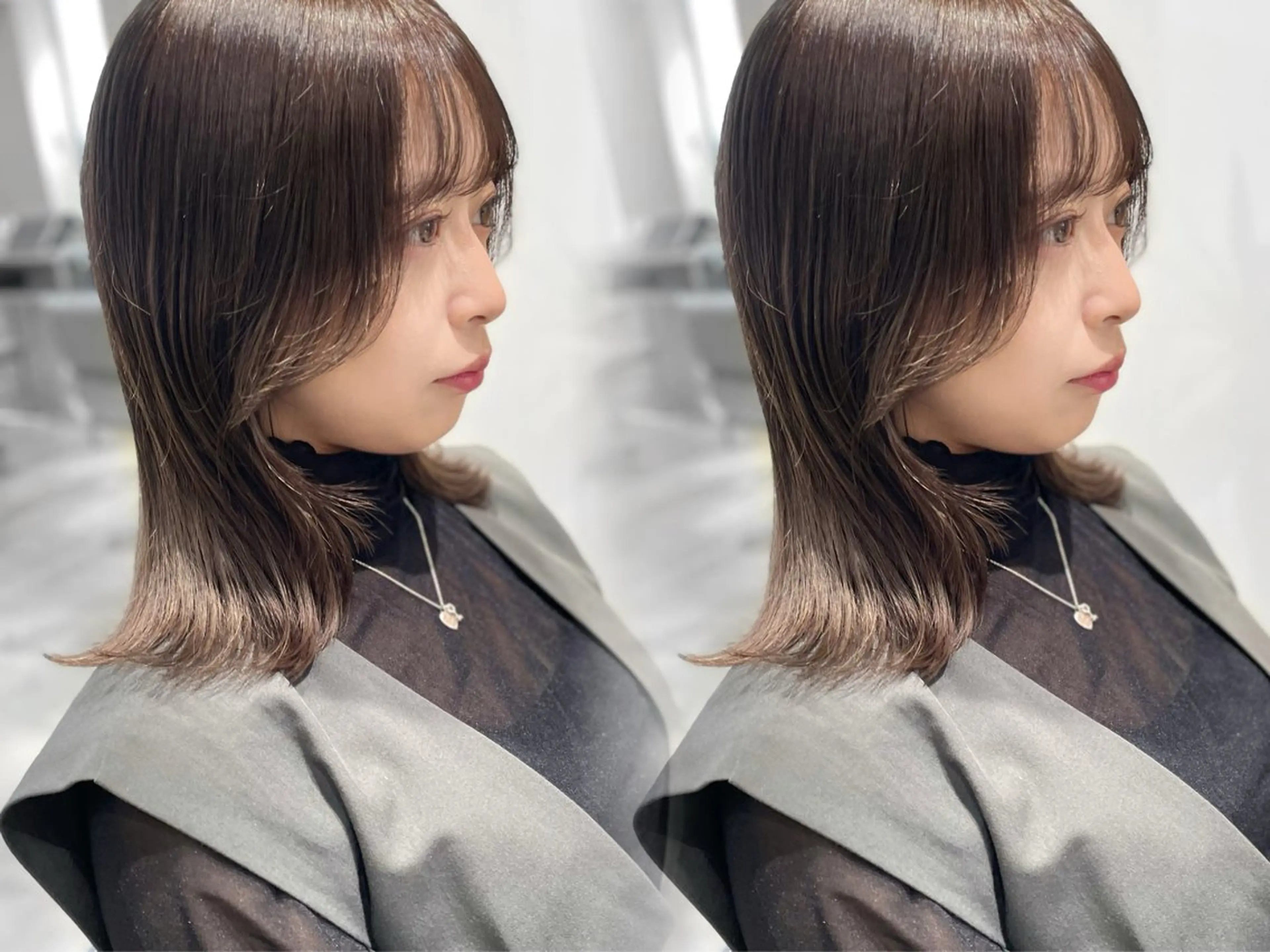 ミディアム erina🌷新宿/ 艶カラー/レイヤーのヘアスタイル