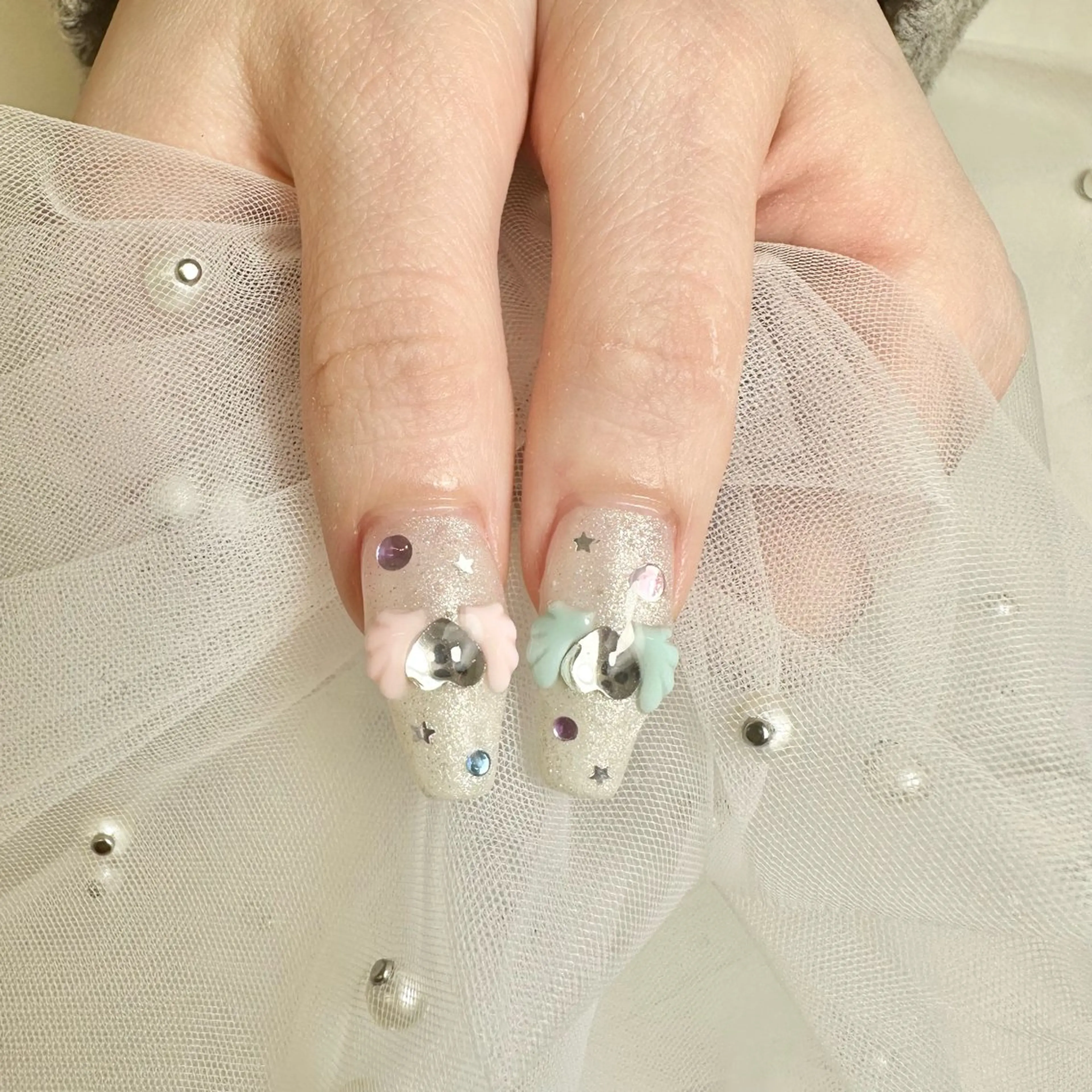 ネイル ハンドネイル nami🐰🎀 堺筋本町ネイルサロンのネイルデザイン