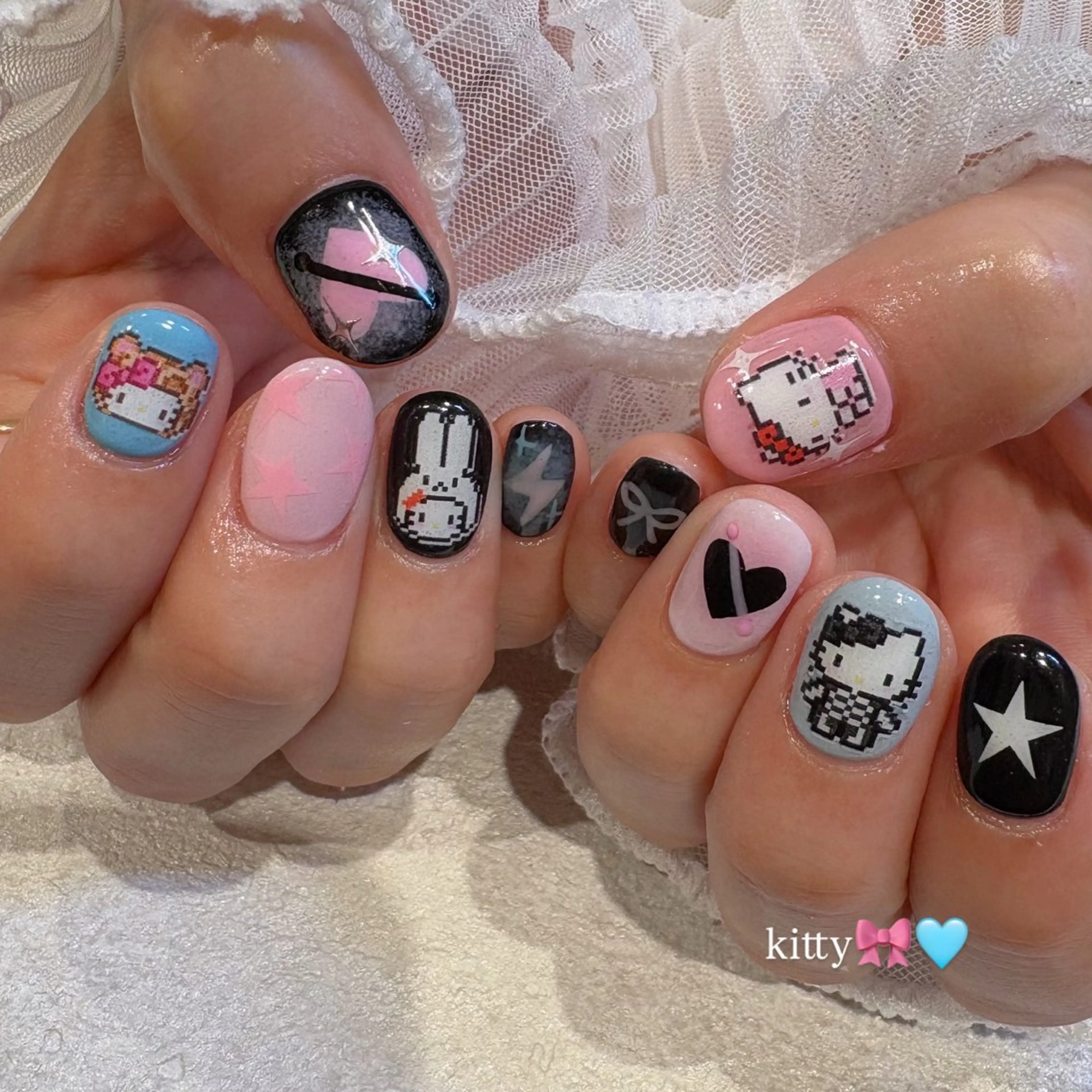 ネイル ハンドネイル She nail studio 原宿所属・パラジェル有/ スカルプ/mahoのネイルデザイン