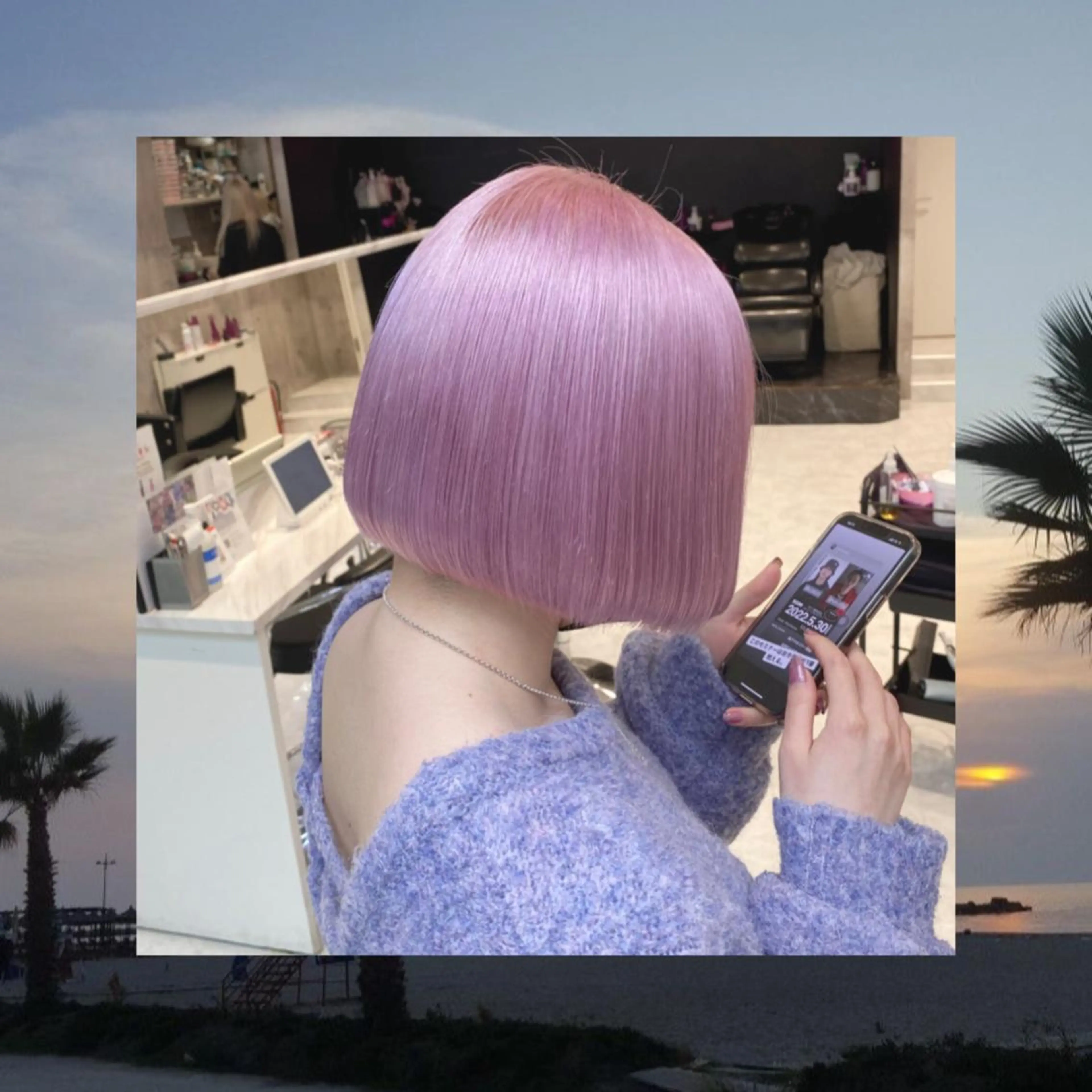 ショート カラー パーマ ヘアアレンジ メンズ キッズ ネイル マツエク・マツパ アイブロウ カット トリートメント ヘアセット ハイトーンNo.1 👩🏼NaGiSaのヘアスタイル