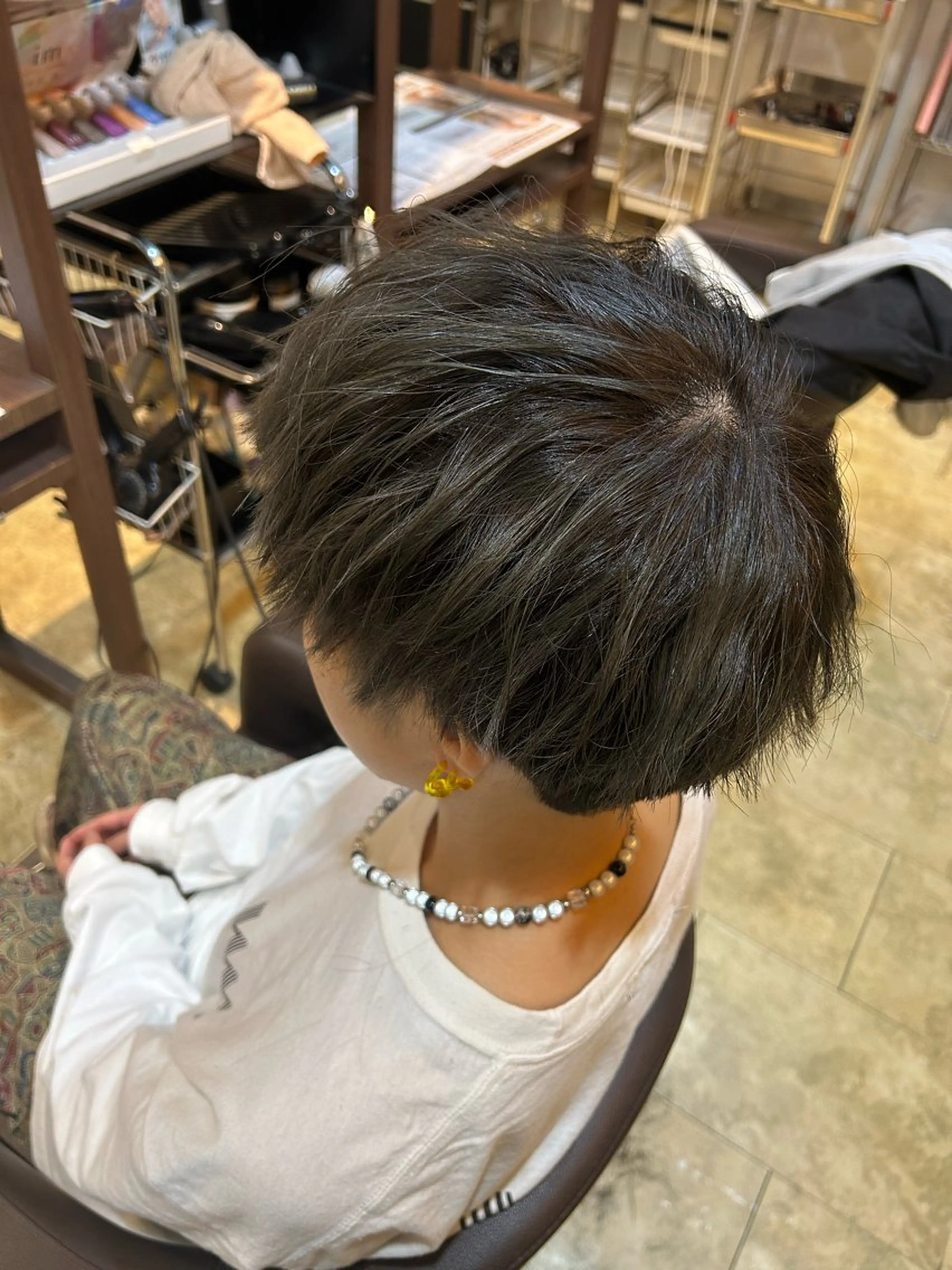 ショート カラー 倉内 海哉のヘアスタイル