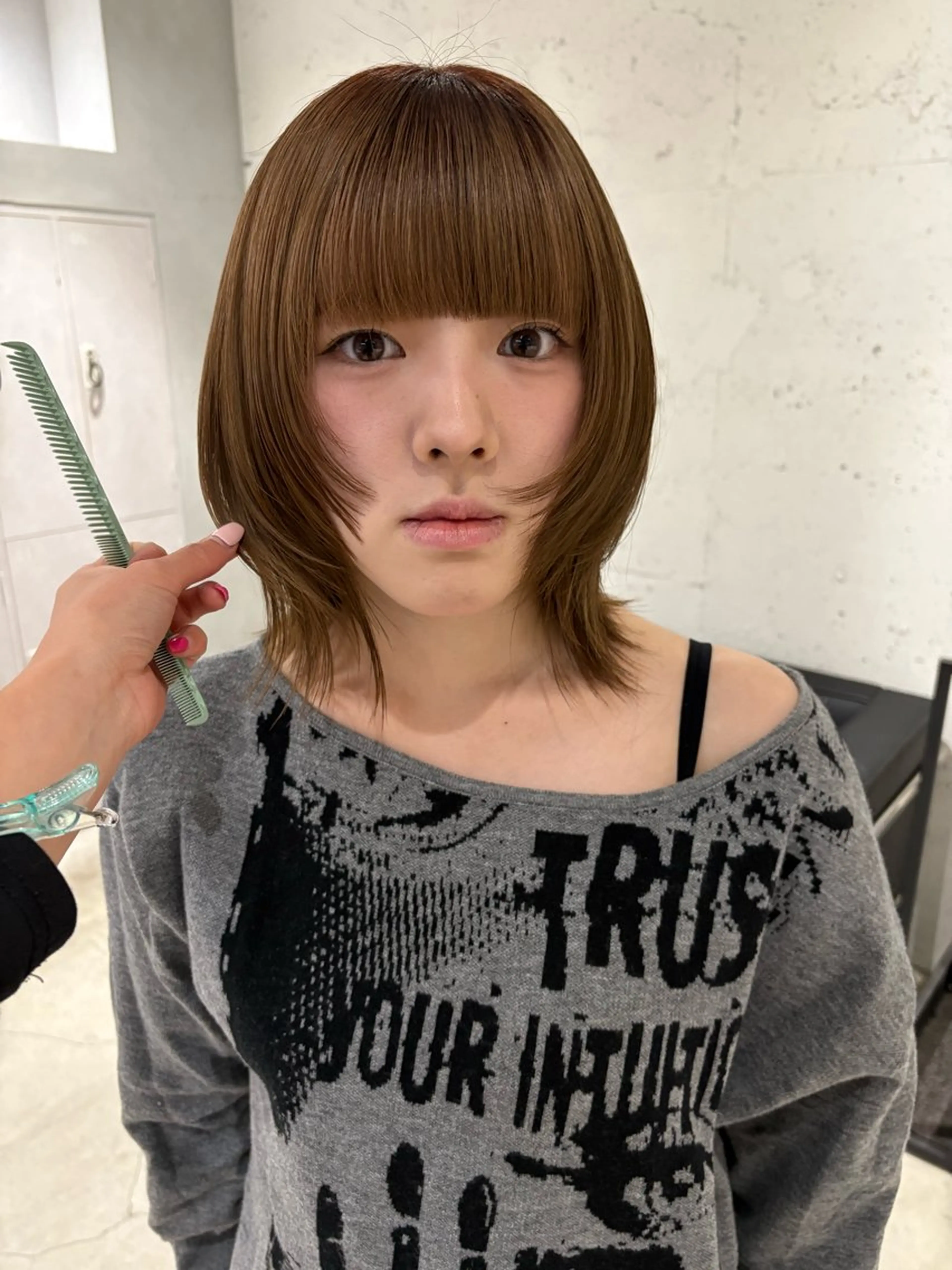 ショート ボブレイヤー ボブ レイヤーカット Juna✂️ レイヤー / ボブのヘアスタイル