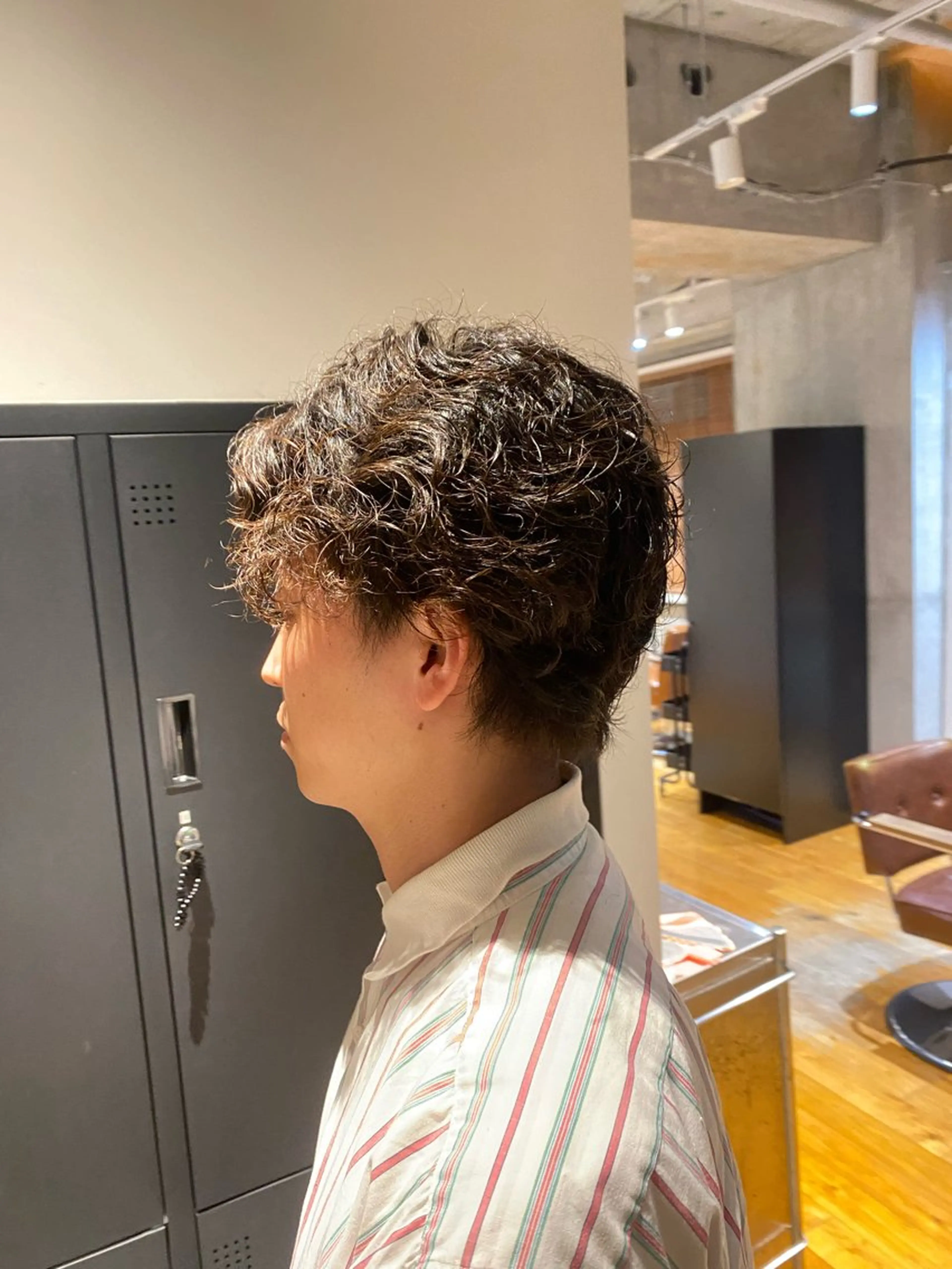 ショート パーマ 🔥メンズ特化🔥 ハイトーン/RUKIのヘアスタイル