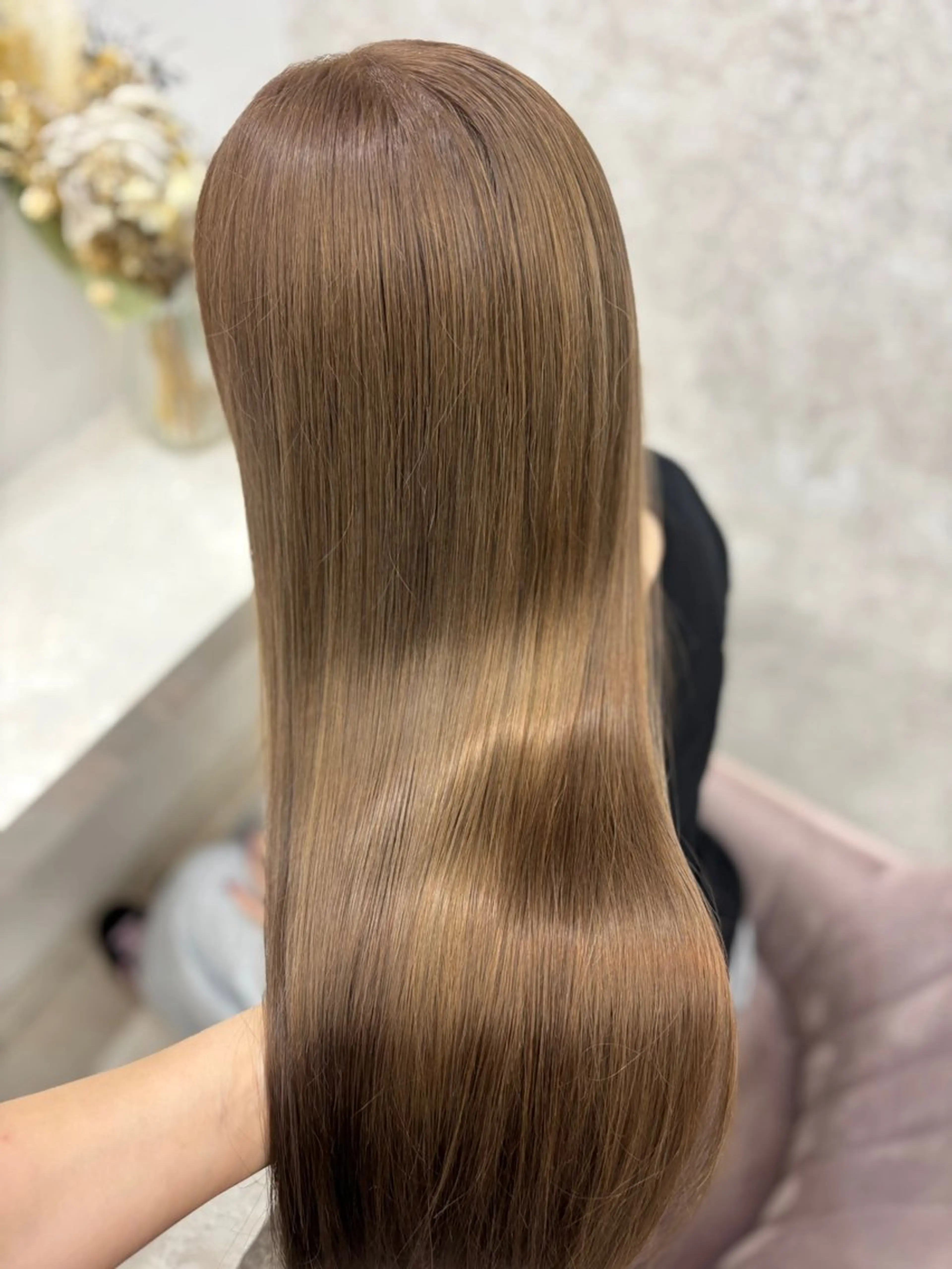 ロング 💘Kurea💘 艶髪/韓国/暗髪のヘアスタイル