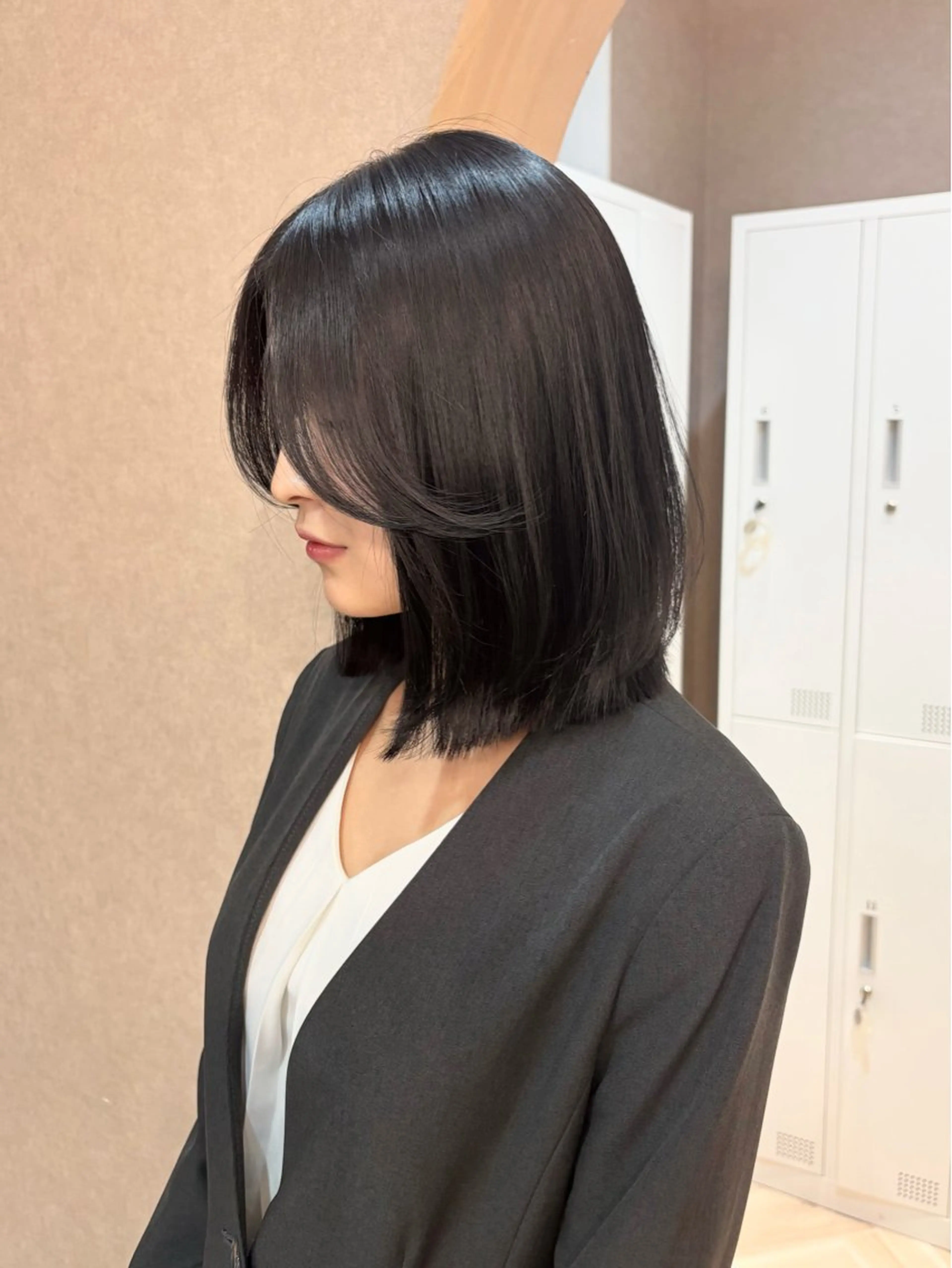 ショート カット ヘアカラー トリートメント 似合わせ/ベージュ /レイヤー/りほ🤍のヘアスタイル