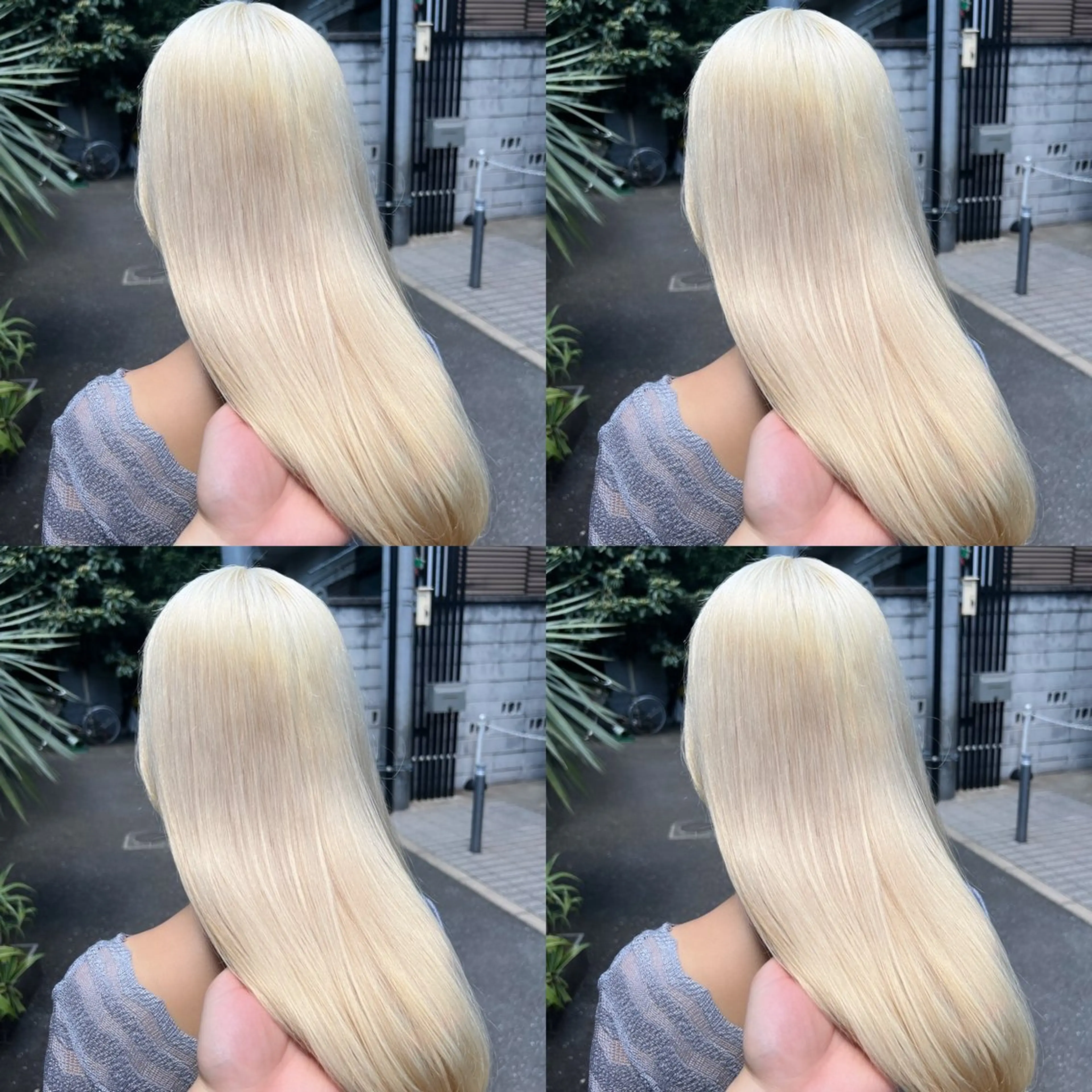 ミディアム カラー ブロンド 透明感カラー ホワイトブロンド トリートメント カット ヘアカラー 💎透明感カラー特化 💎TAISEIのヘアスタイル