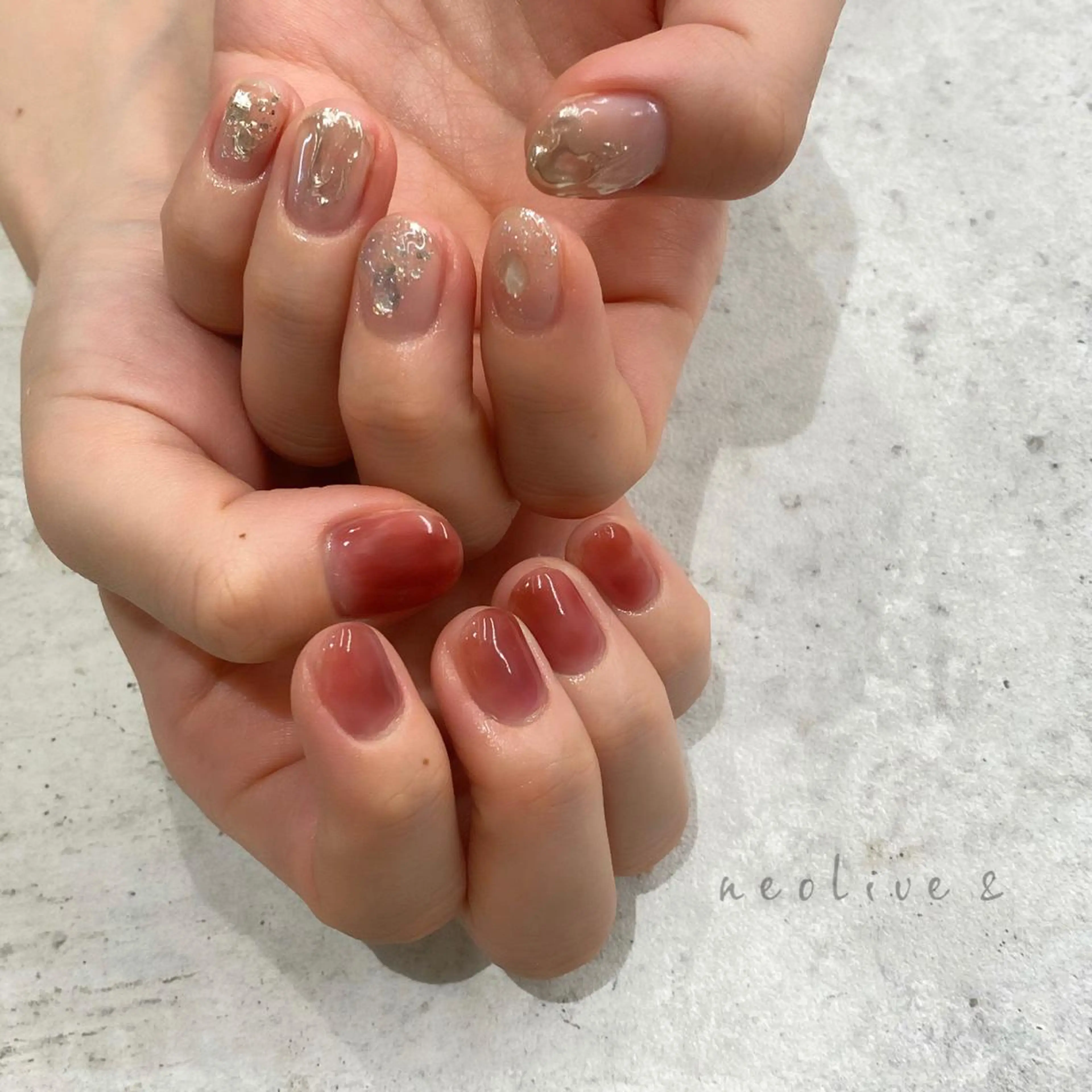 ネイル ハンドネイル Yuriko Omi パラジェル/渋谷のネイルデザイン