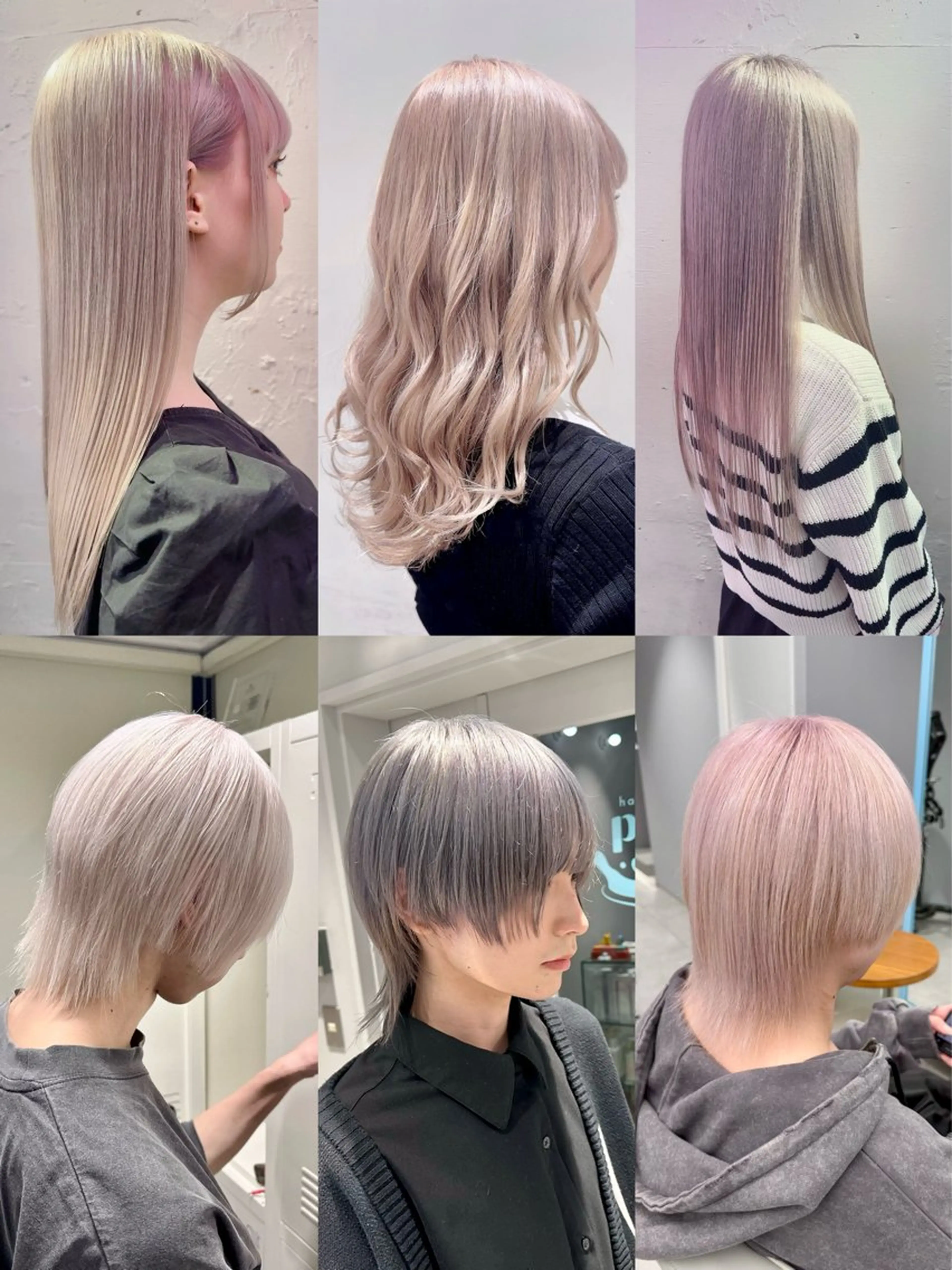 [24歳以下限定]【🎀ダブルカラー＆トリートメント🤍】メンズ可/ブリーチ/リタッチ/ハイトーン学割/学割U24歳以下の写真