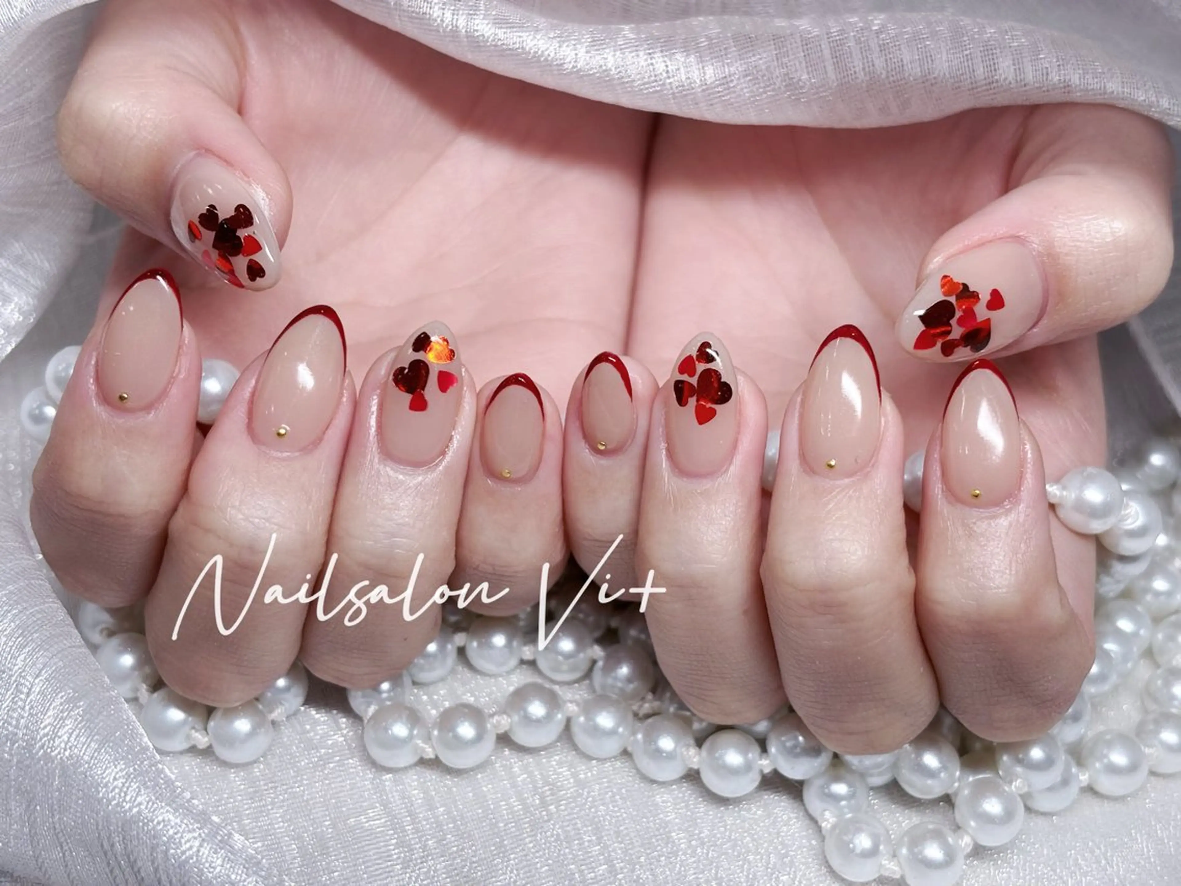 ネイル ハンドネイル Nailsalon Vi+ももか🩷のネイルデザイン