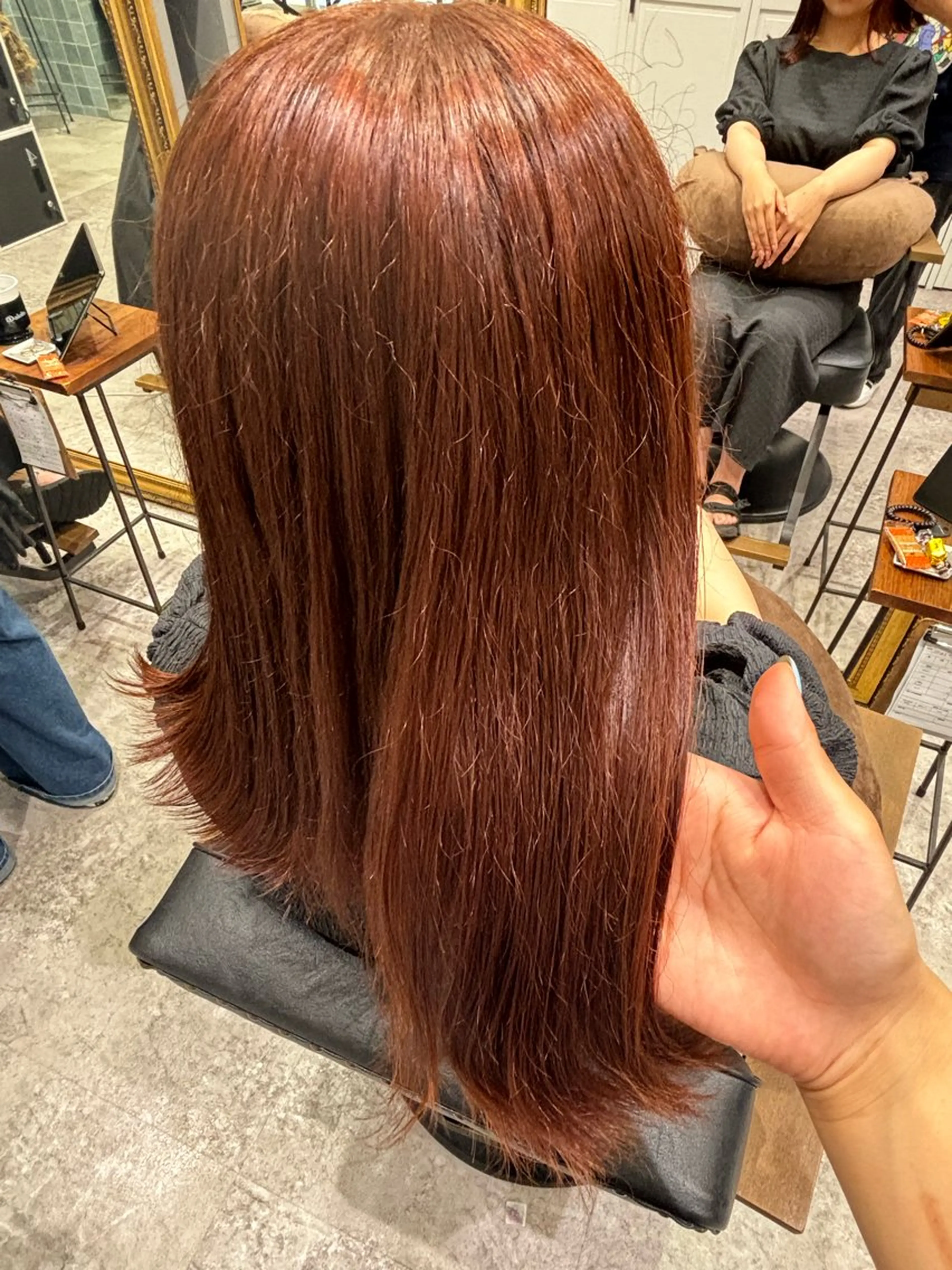 カラー ヘアカラー トリートメント 🍎ピンク、レッド系 暖色カラー🍎あやかのヘアスタイル