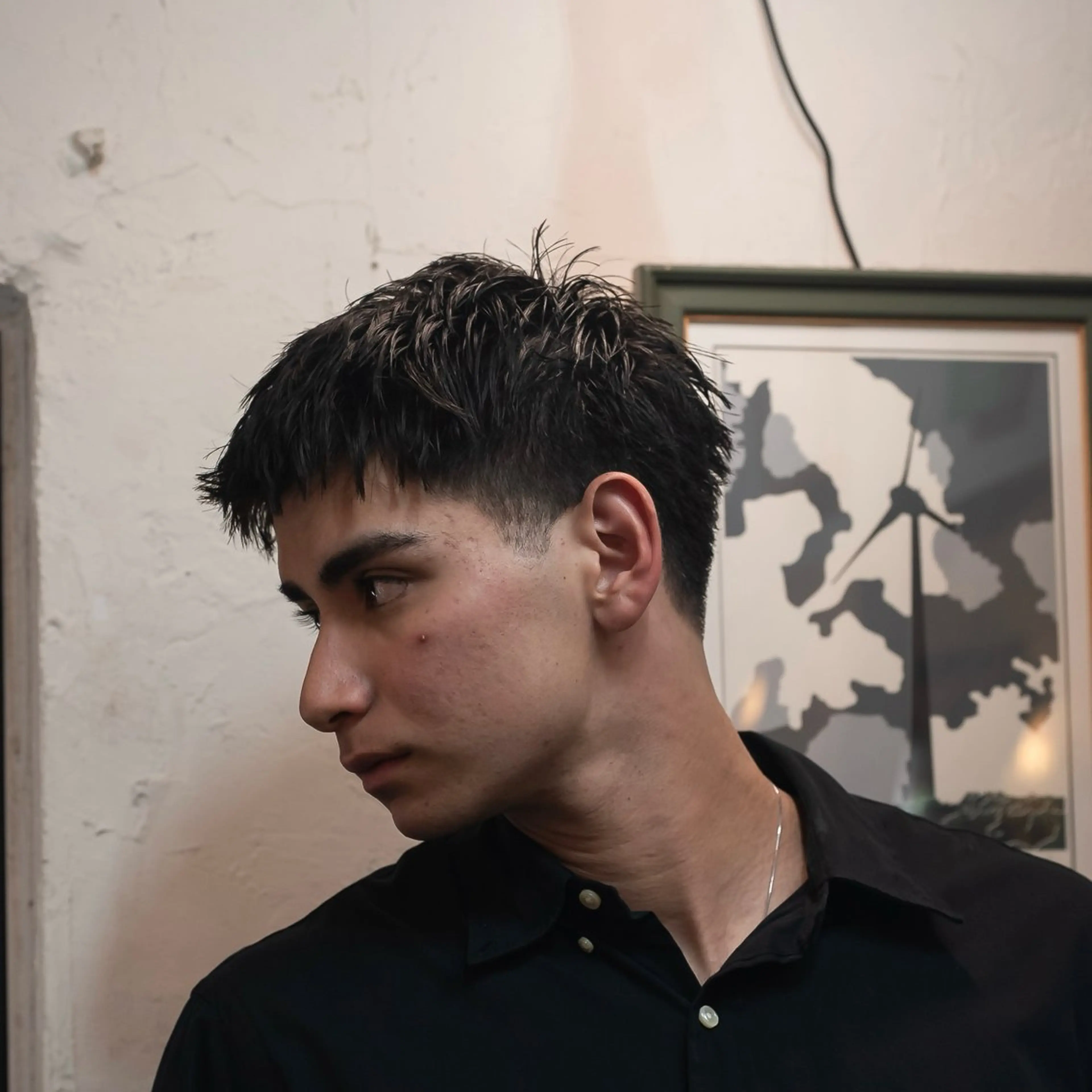 ショート カラー パーマ メンズ カット 🔗メンズサロン🔗 Kieのヘアスタイル