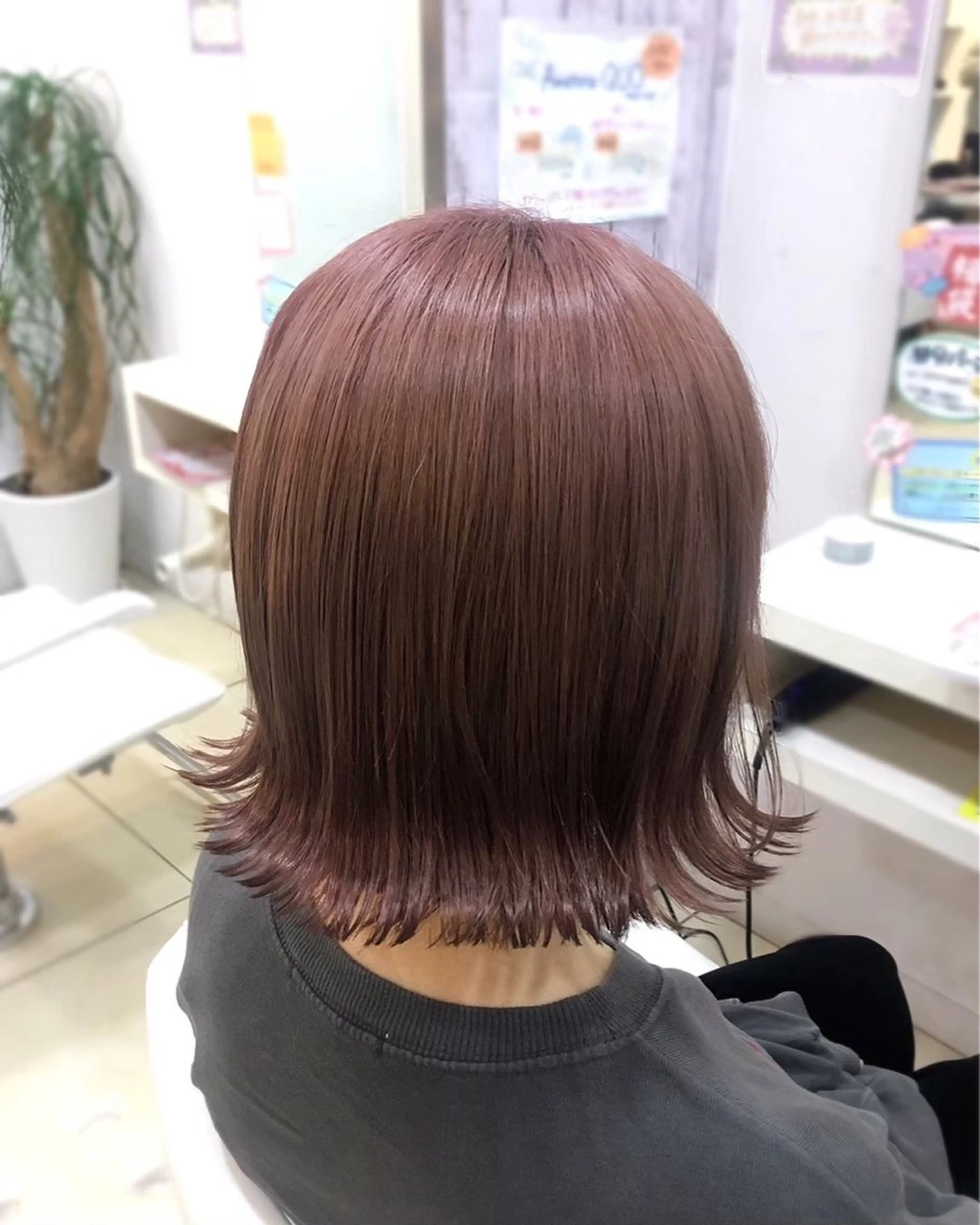 ミディアム カラー 🌸暖色髪質改善 MEI🌸のヘアスタイル