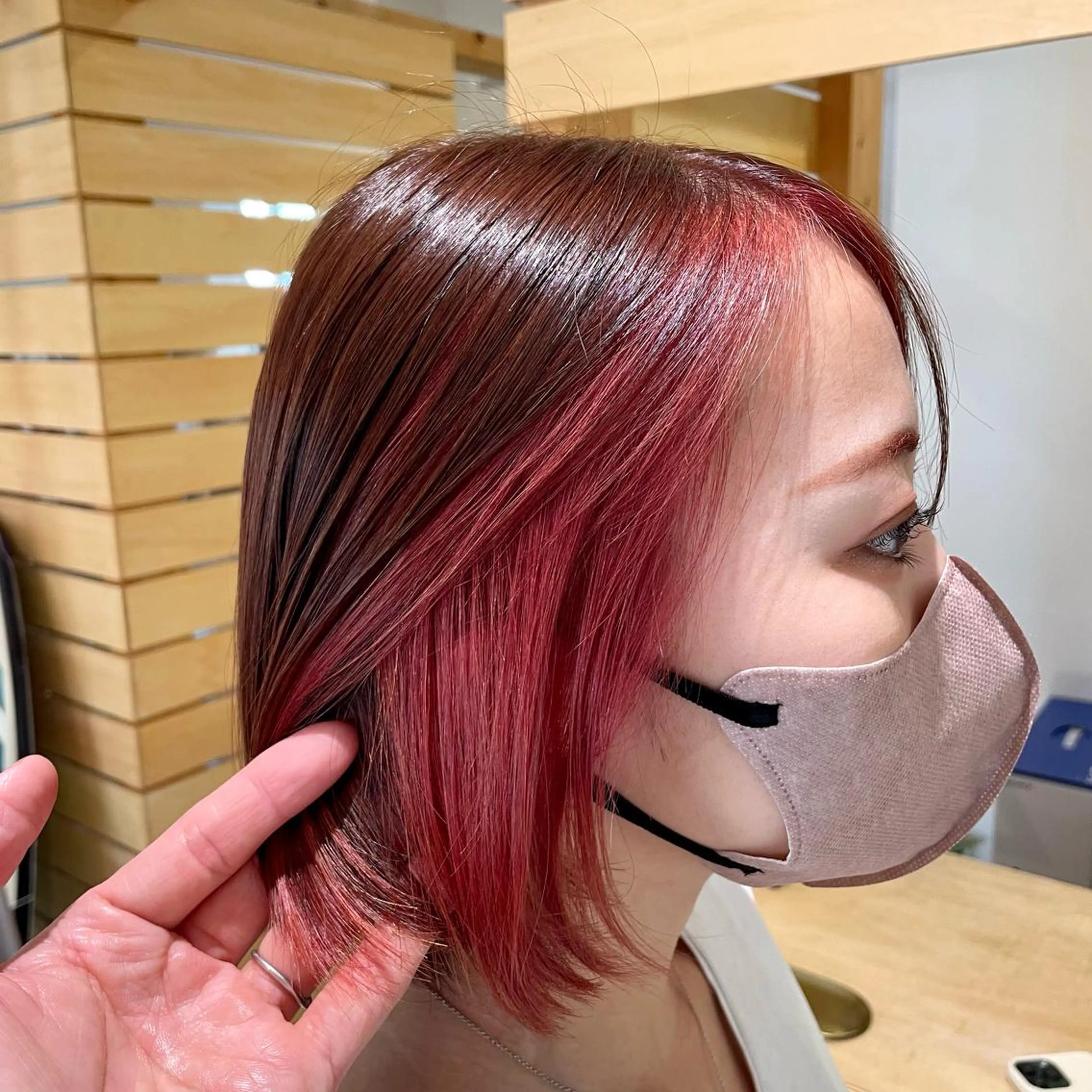 ショート カラー ブリーチ ヘアカラー トリートメント RUBEUS【ルベウス】所属・✨艶々カラー🎨 杉本賢人のヘアスタイル