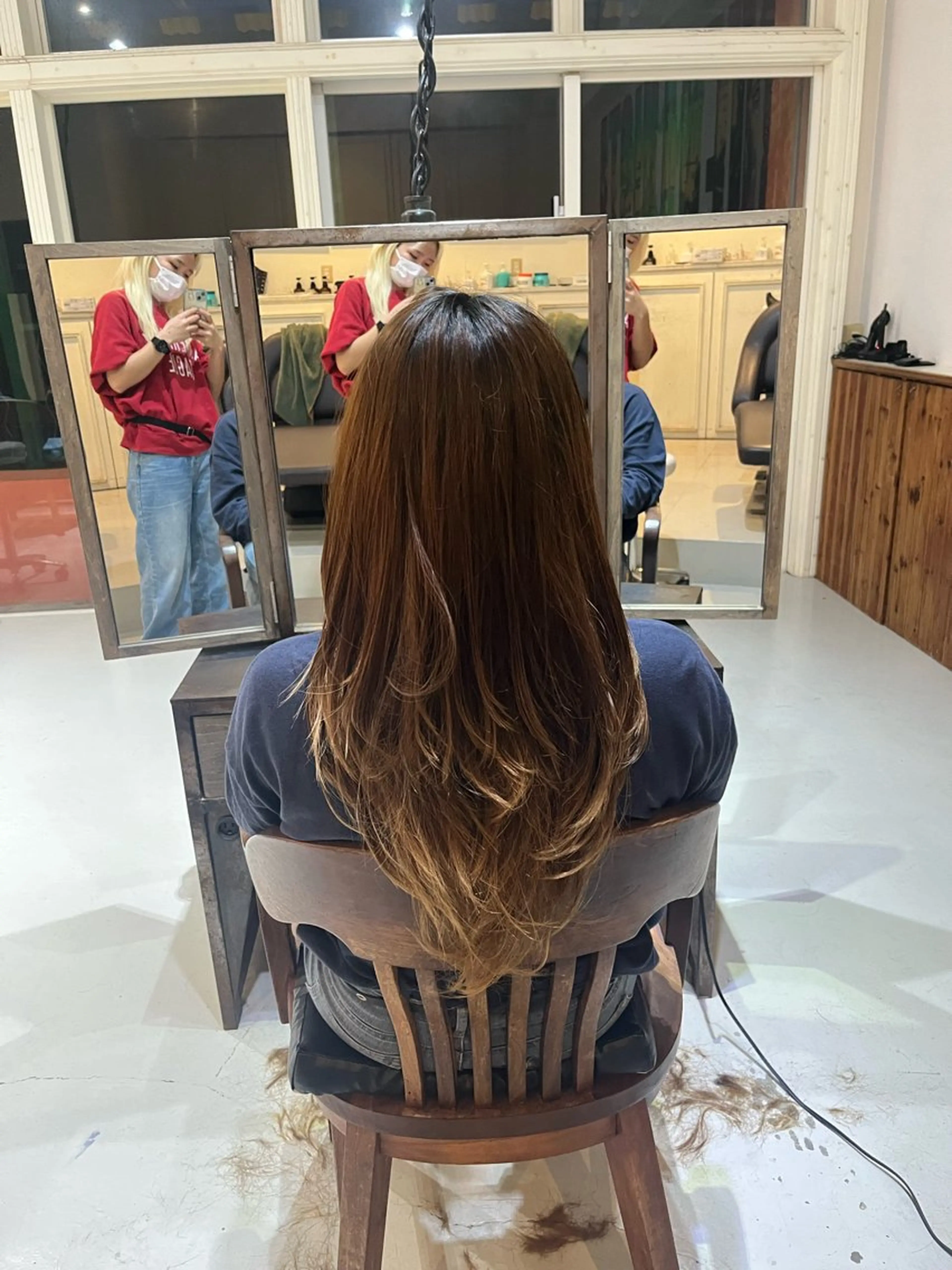 ロング ハイレイヤー レイヤーカット VIM hair 泡瀬店所属・ミサ ミサのヘアスタイル