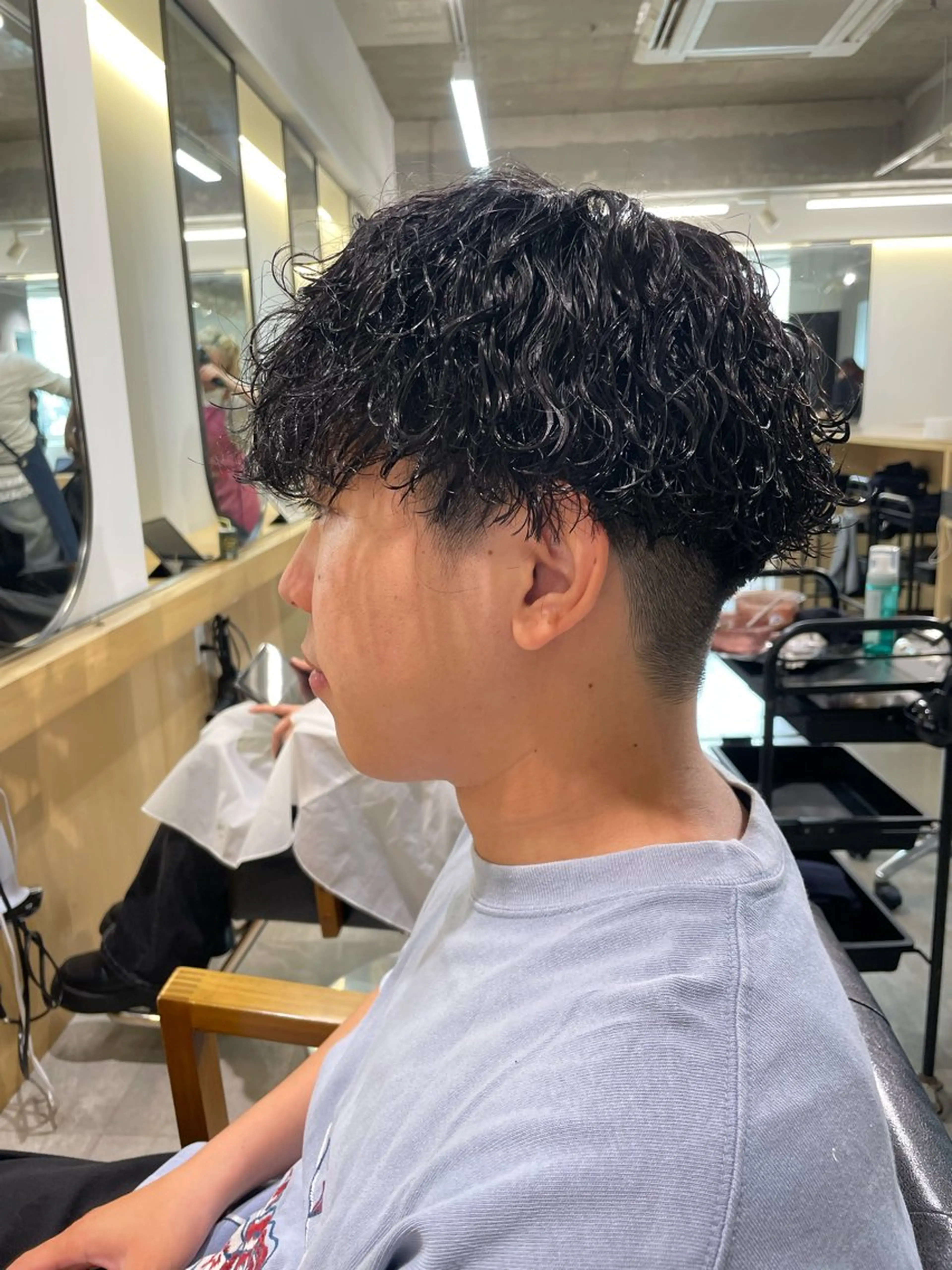 パーマ メンズ カット パーマ マエダ リョウのヘアスタイル