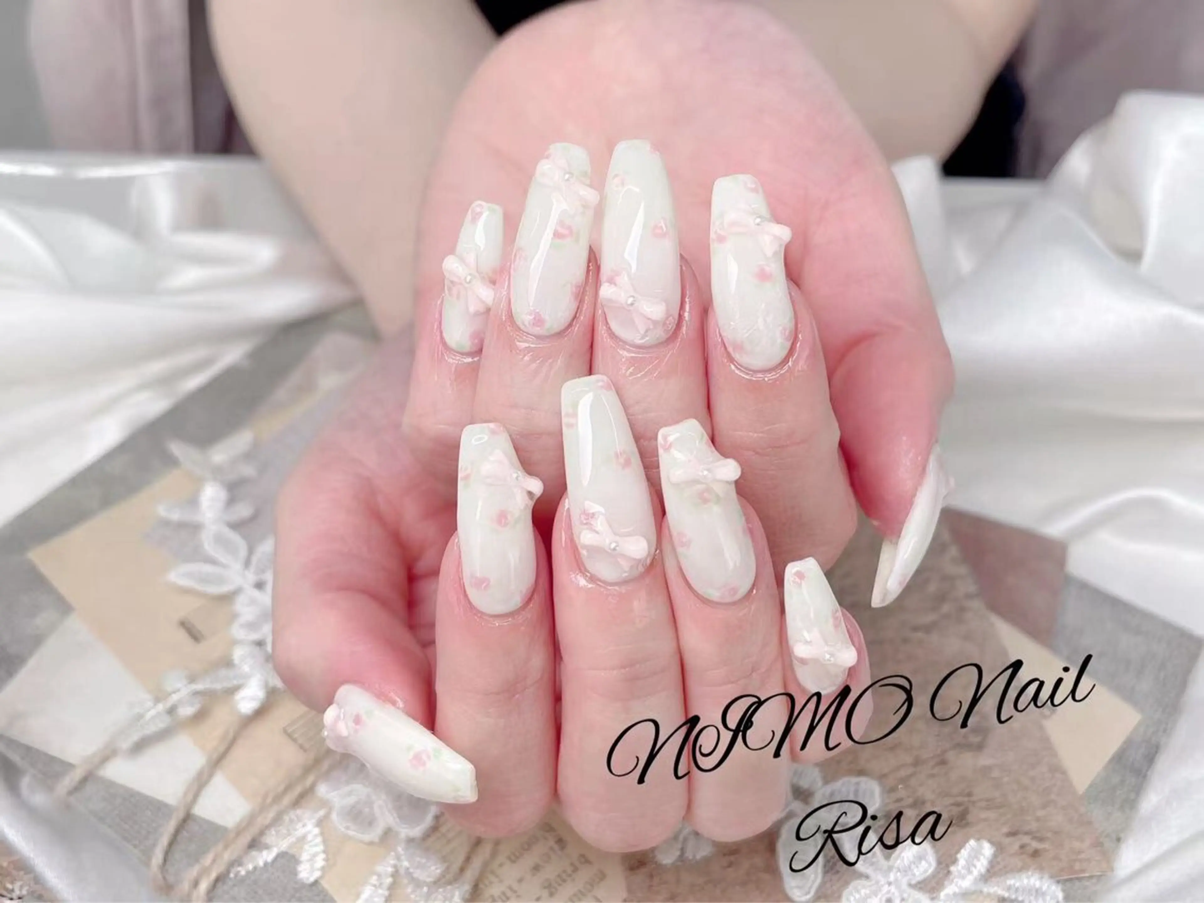 ネイル クリアネイル 長さ出し フットネイル フレンチネイル ジェルネイル RI SA☀️ リサのネイルデザイン