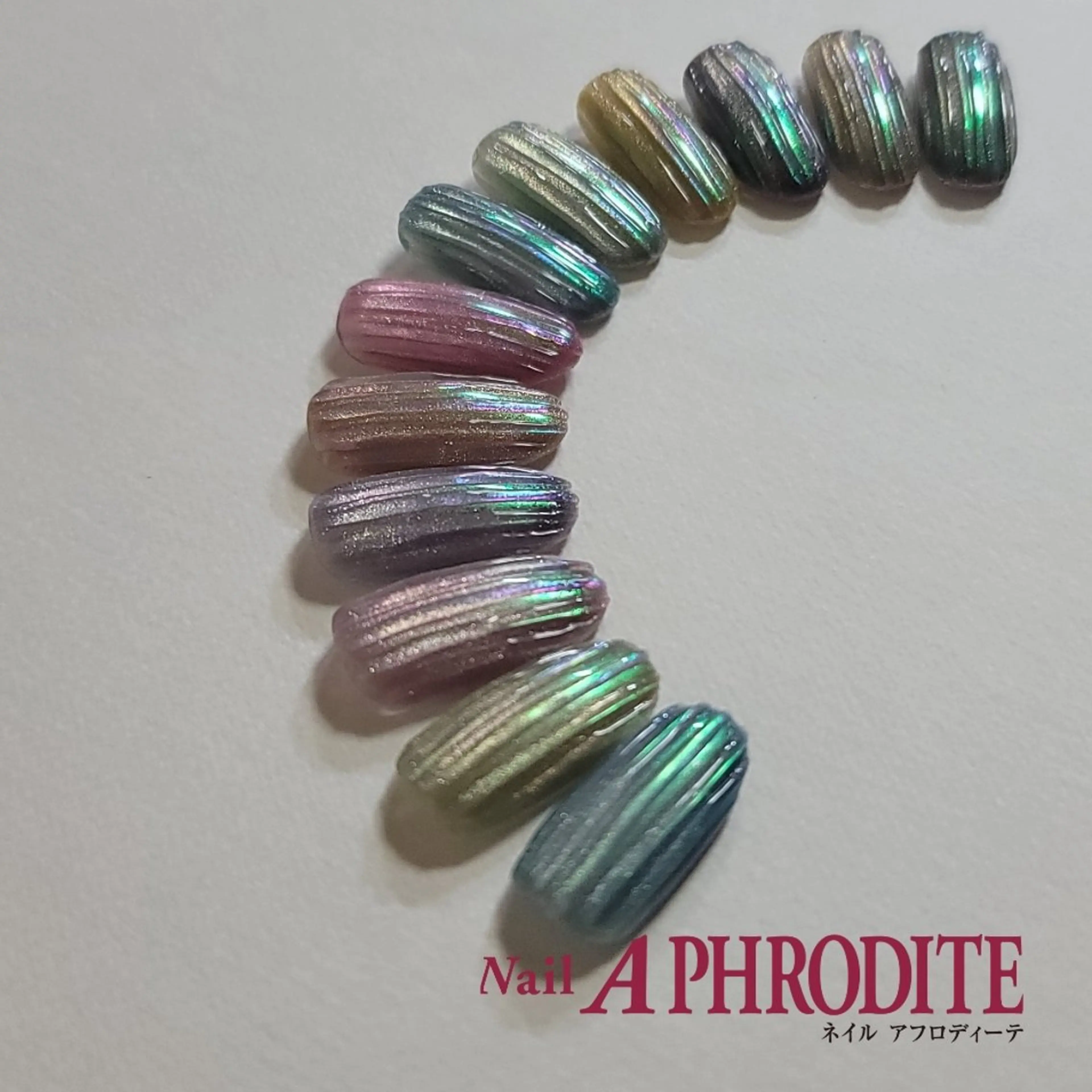 ネイル ジェルネイル スカルプネイル ソフトジェル ネイルチップ ハンドネイル Nail  Aphroditeのネイルデザイン