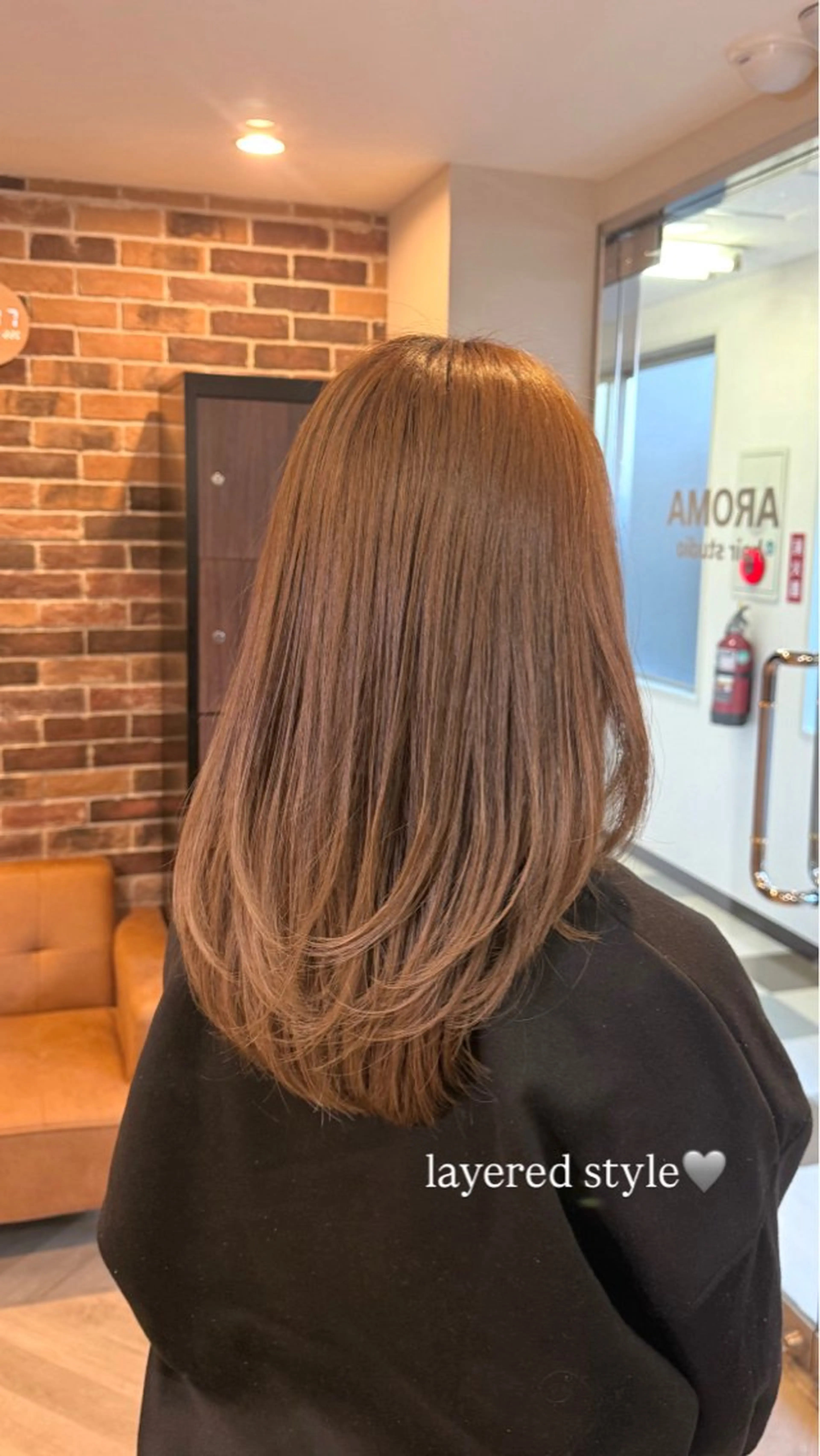ロング レイヤーカット AROMA hair 🫧fuyukaのヘアスタイル