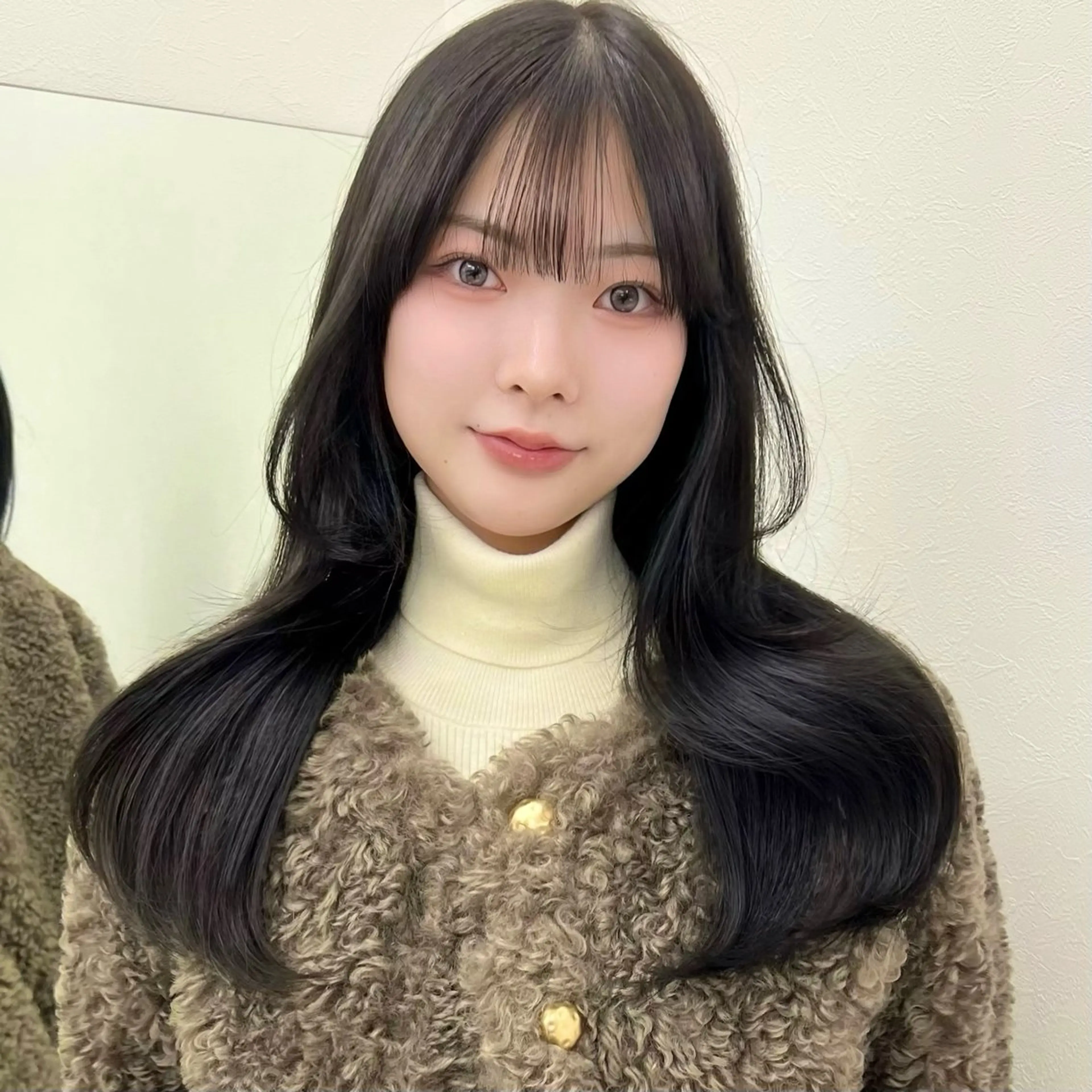 ロング レイヤーカット カット ヘアカラー トリートメント AI TOKYO S所属・mizuki 【韓国レイヤー】のヘアスタイル