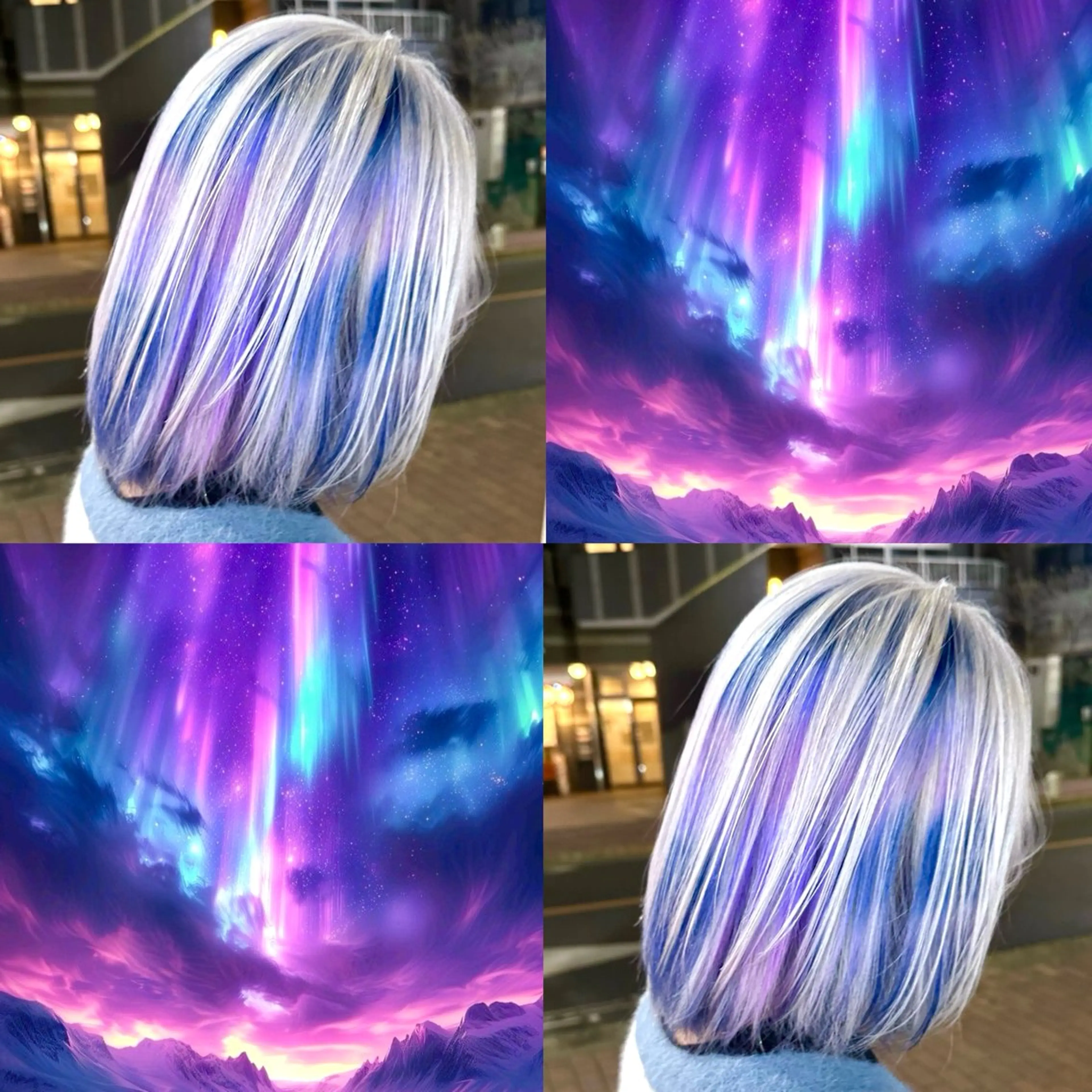 セミロング ヘアカラー ✨色落ちまで可愛い✨ MANATO🎨🌈のヘアスタイル