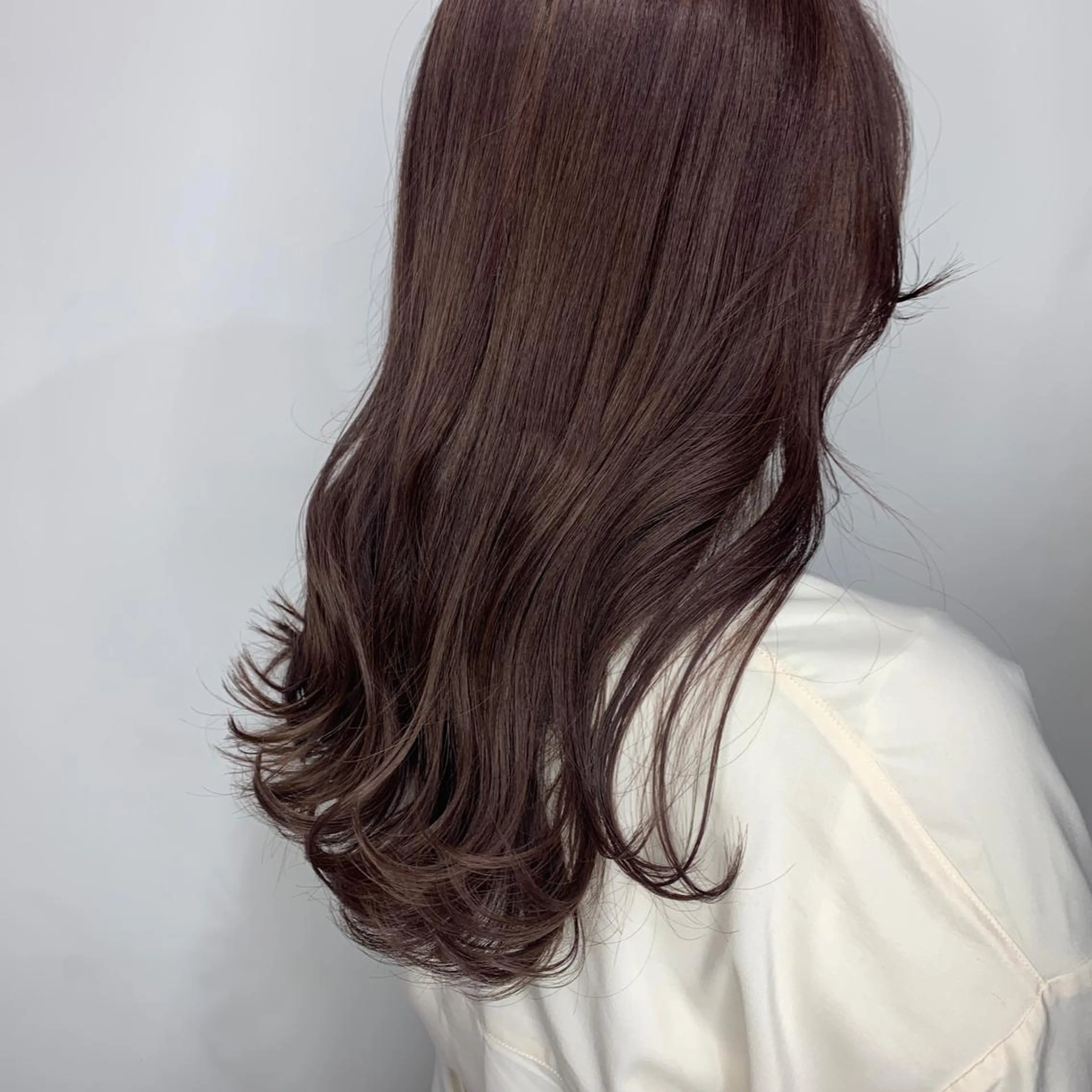 セミロング カラー カット ヘアカラー HARUKA韓国ヘア /Luana梅田のヘアスタイル