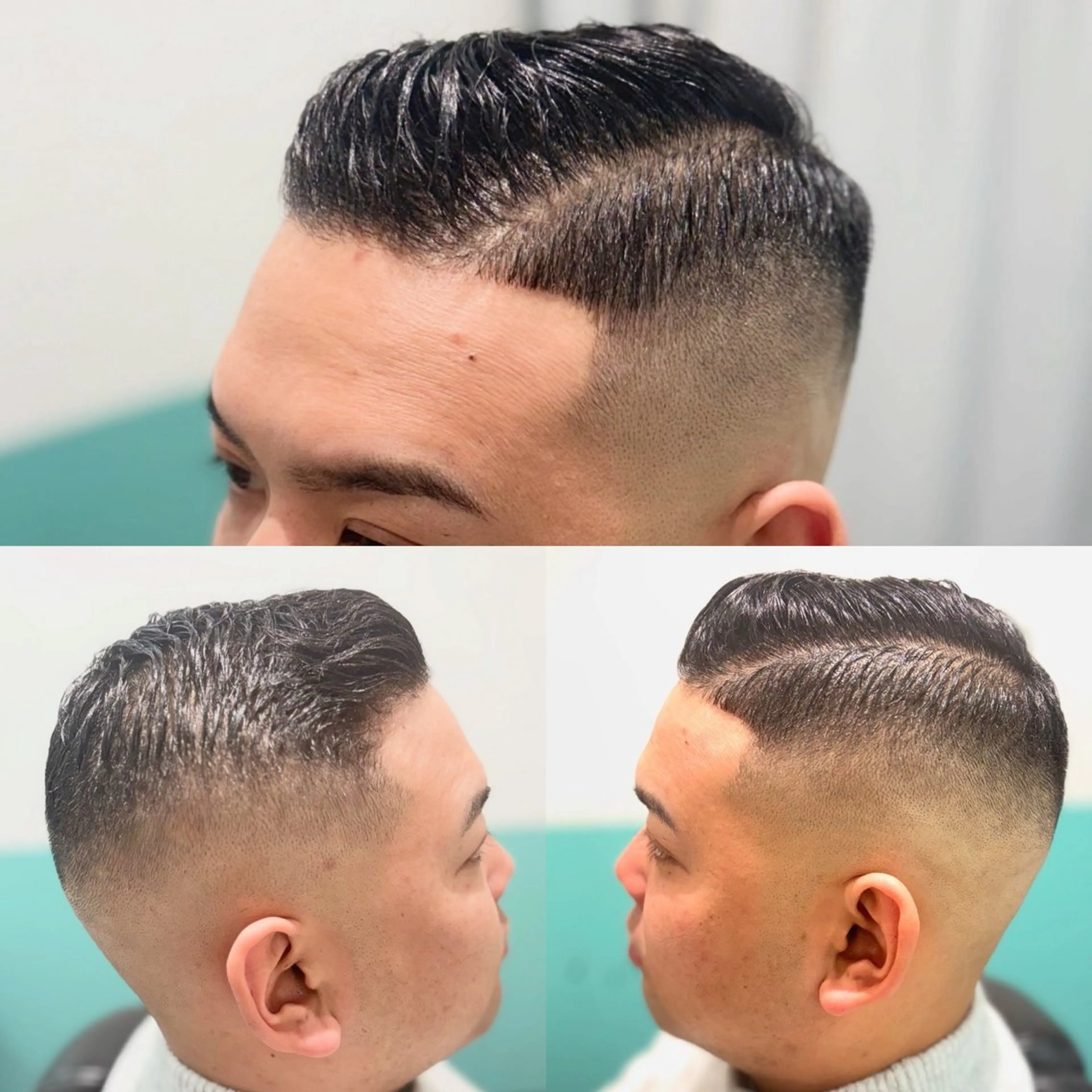 フェードカットコース(眉毛カット＋フェイスシェービング＋シャンプー＋セット)の写真