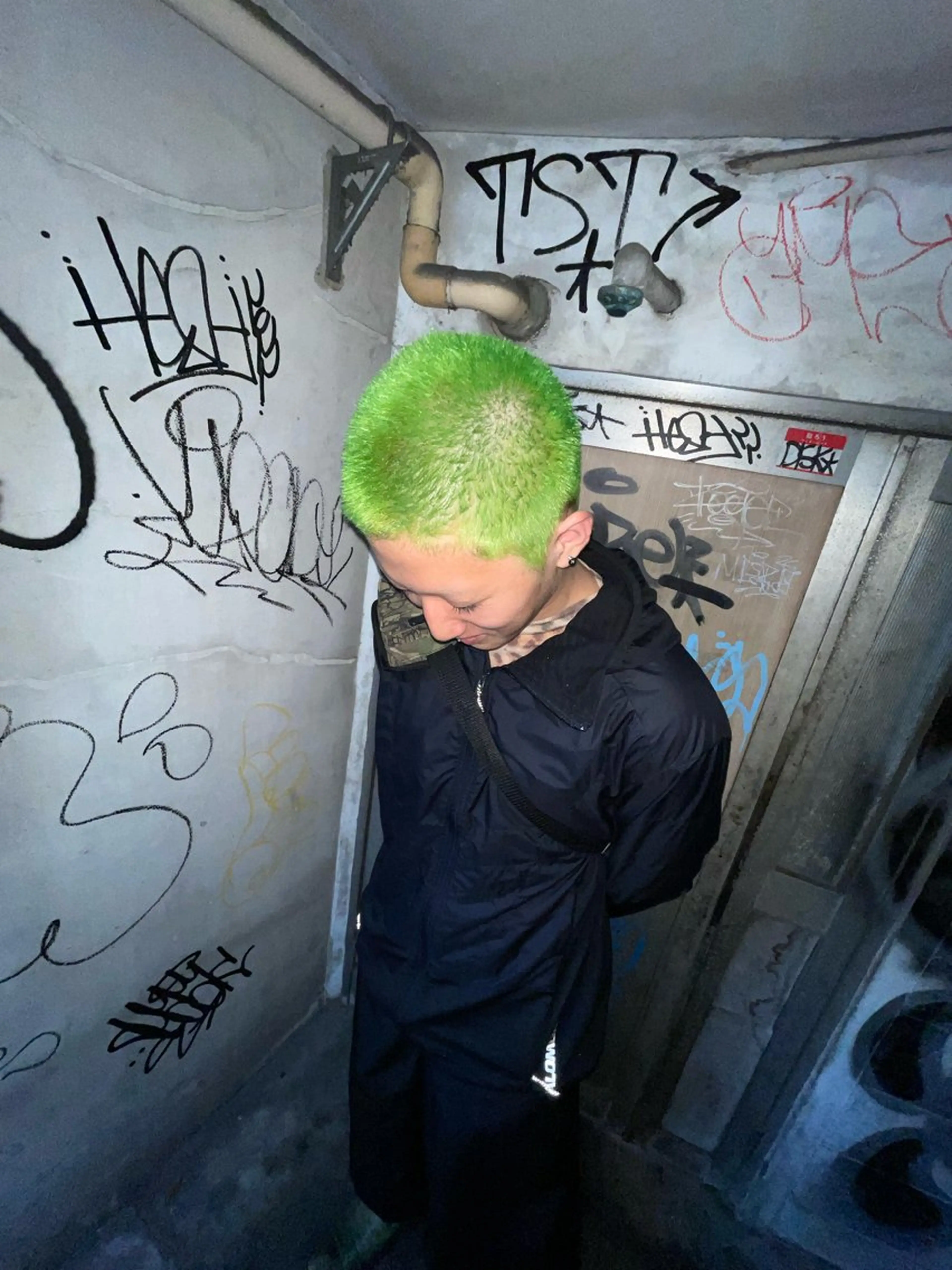 ショート カラー メンズ ヘアカラー ショートボブ /綾華のヘアスタイル