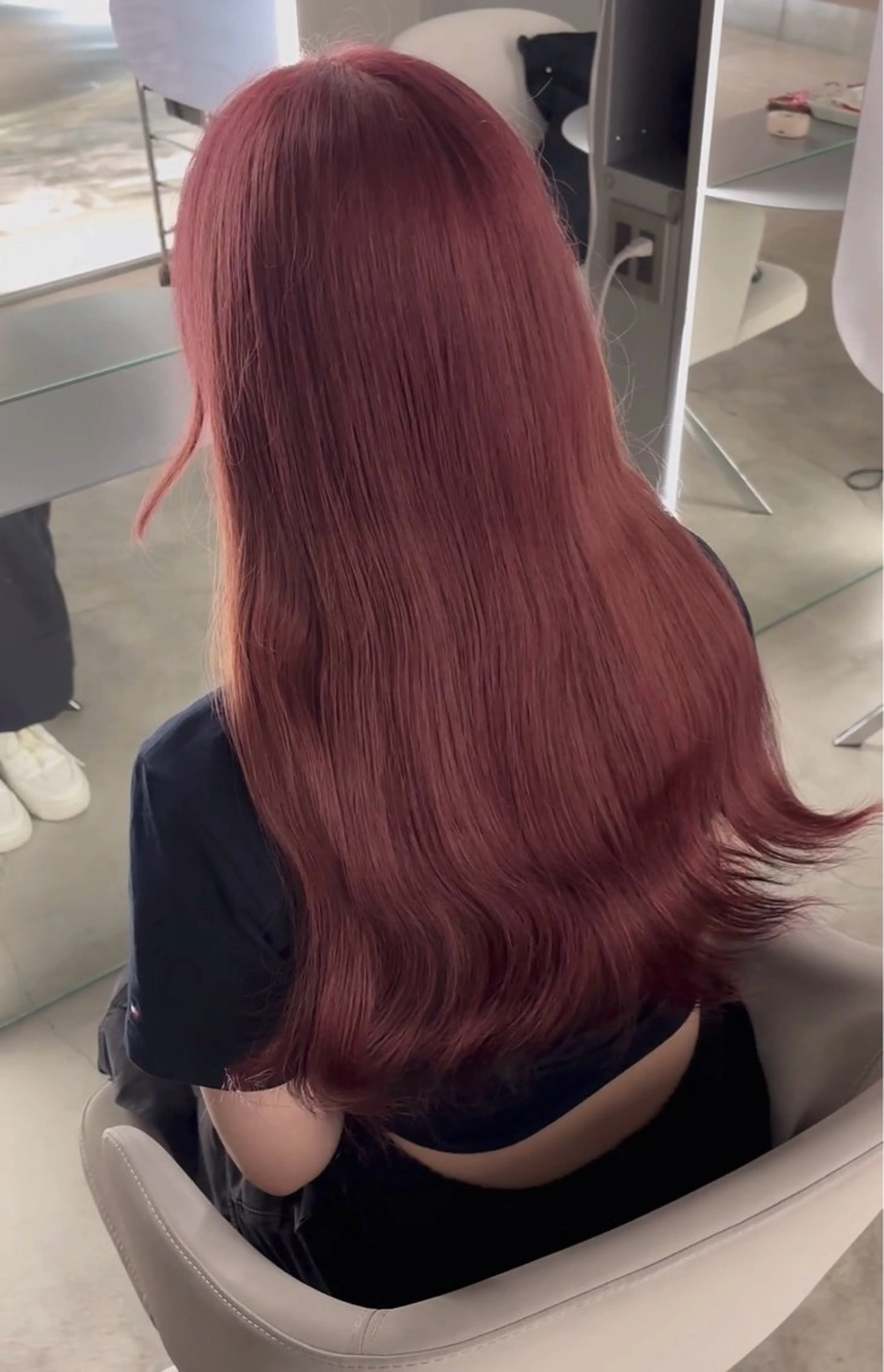 ロング カラー ブラウンカラー ピンクカラー ピンクブラウン 名古屋/レイヤー /RYOUICHI/のヘアスタイル