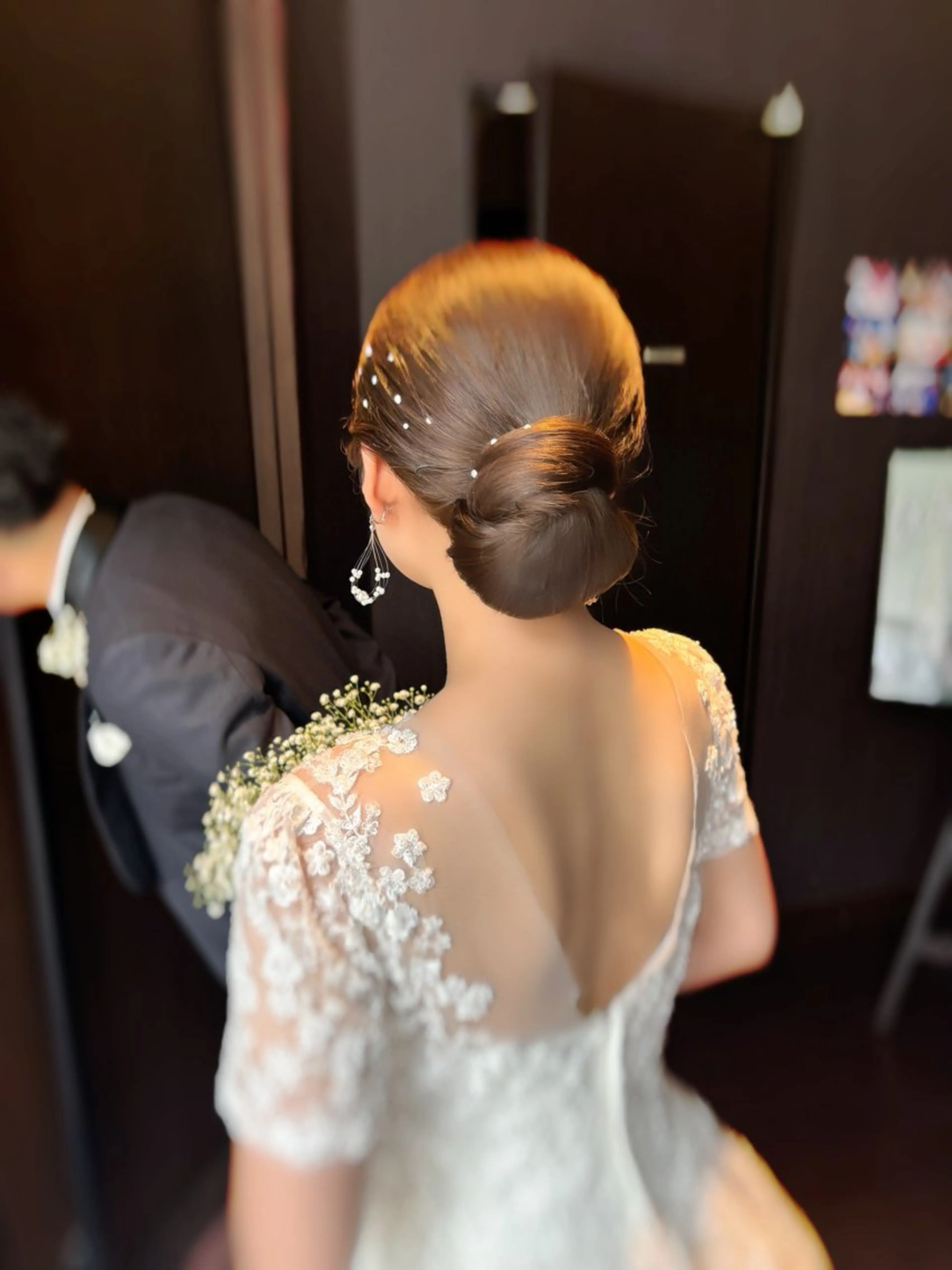 ヘアアレンジ 結婚式・ブライダル ヘアセット beauty  salon laera所属・垢抜けヘアメイク職人 💄甲斐恵和のヘアスタイル