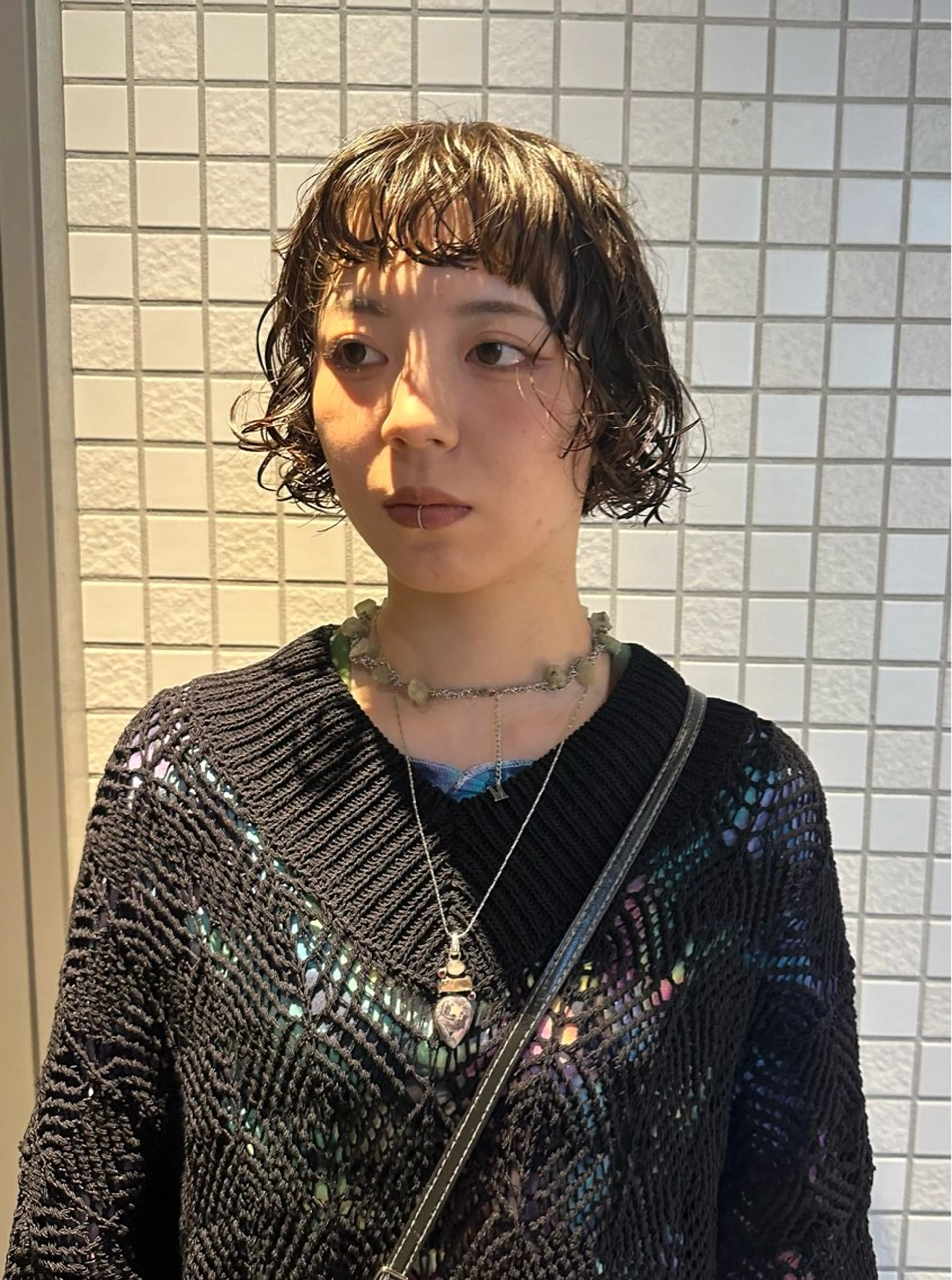 セミロング パーマ カット パーマ トリートメント 🟢ウルフ／スパイラ ルパーマ／大西🟢のヘアスタイル