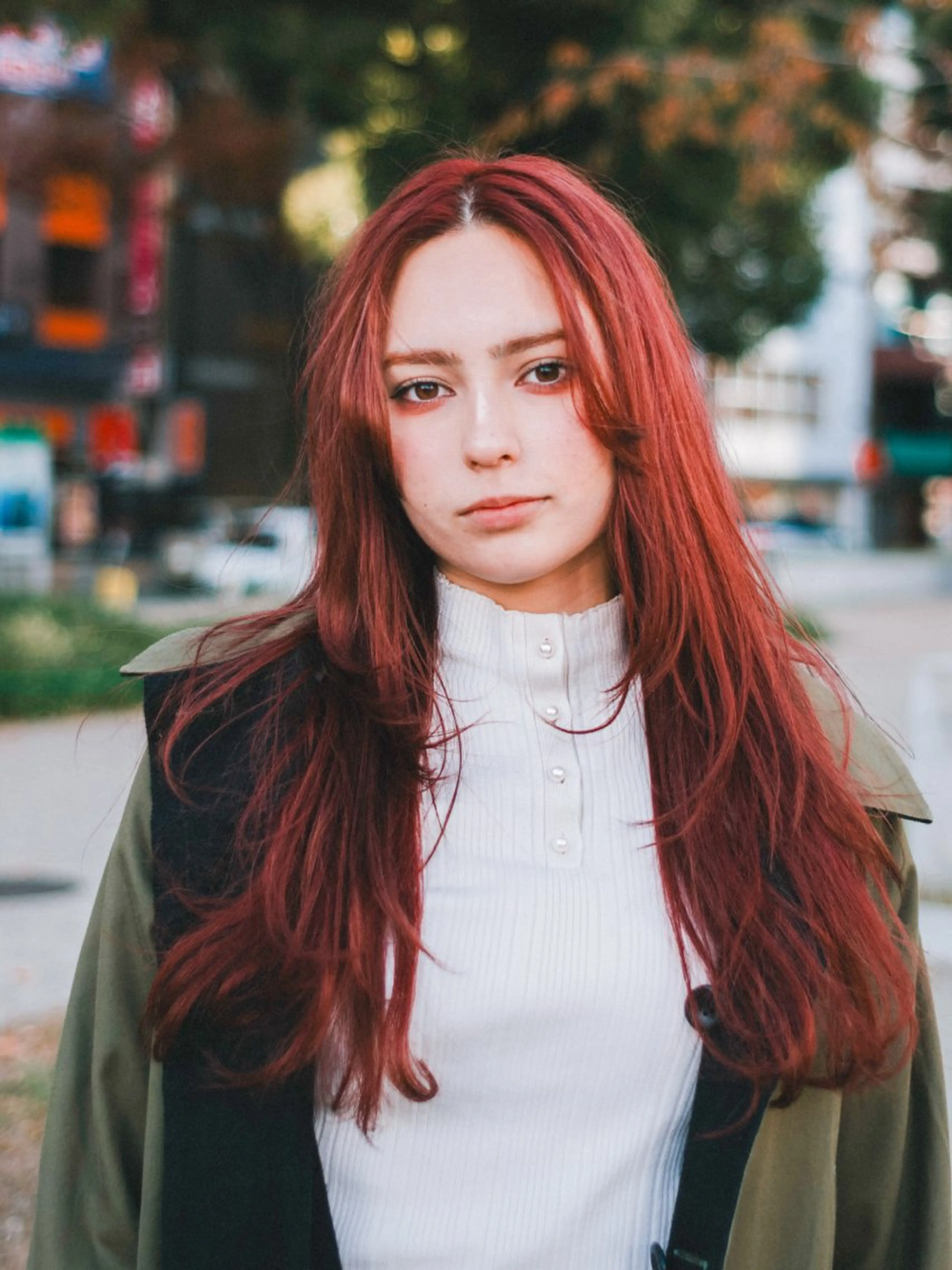 ロング ロングレイヤー レイヤーカット ロング ウルフ/レイヤー/ ブリーチ/牧原歩夢のヘアスタイル