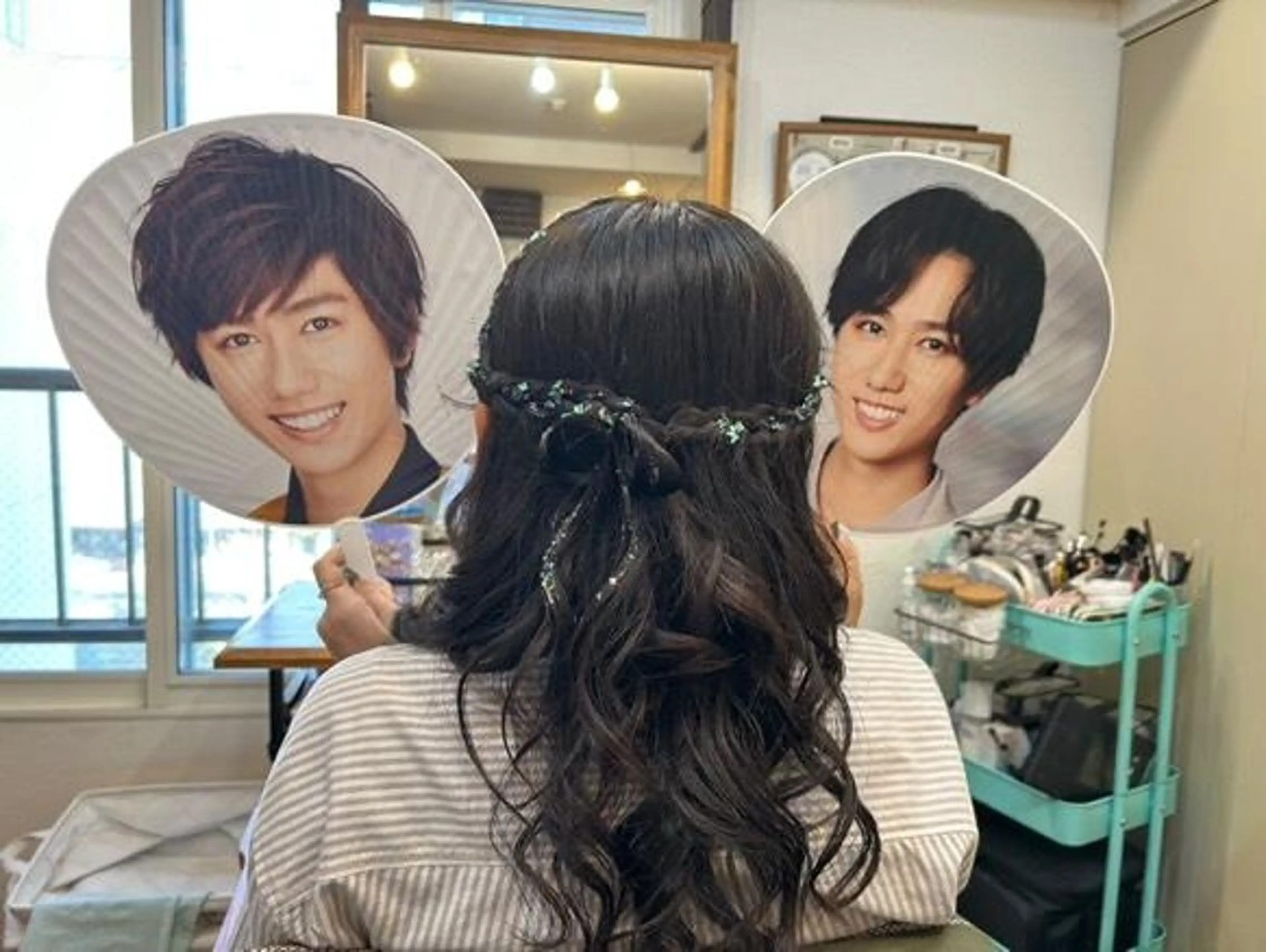 コンサート/ライブ/ドームきたえーる同じ東豊線/大通りすすきの徒歩圏内/ヘアセット/推しヘア/メンズウェルカムの写真