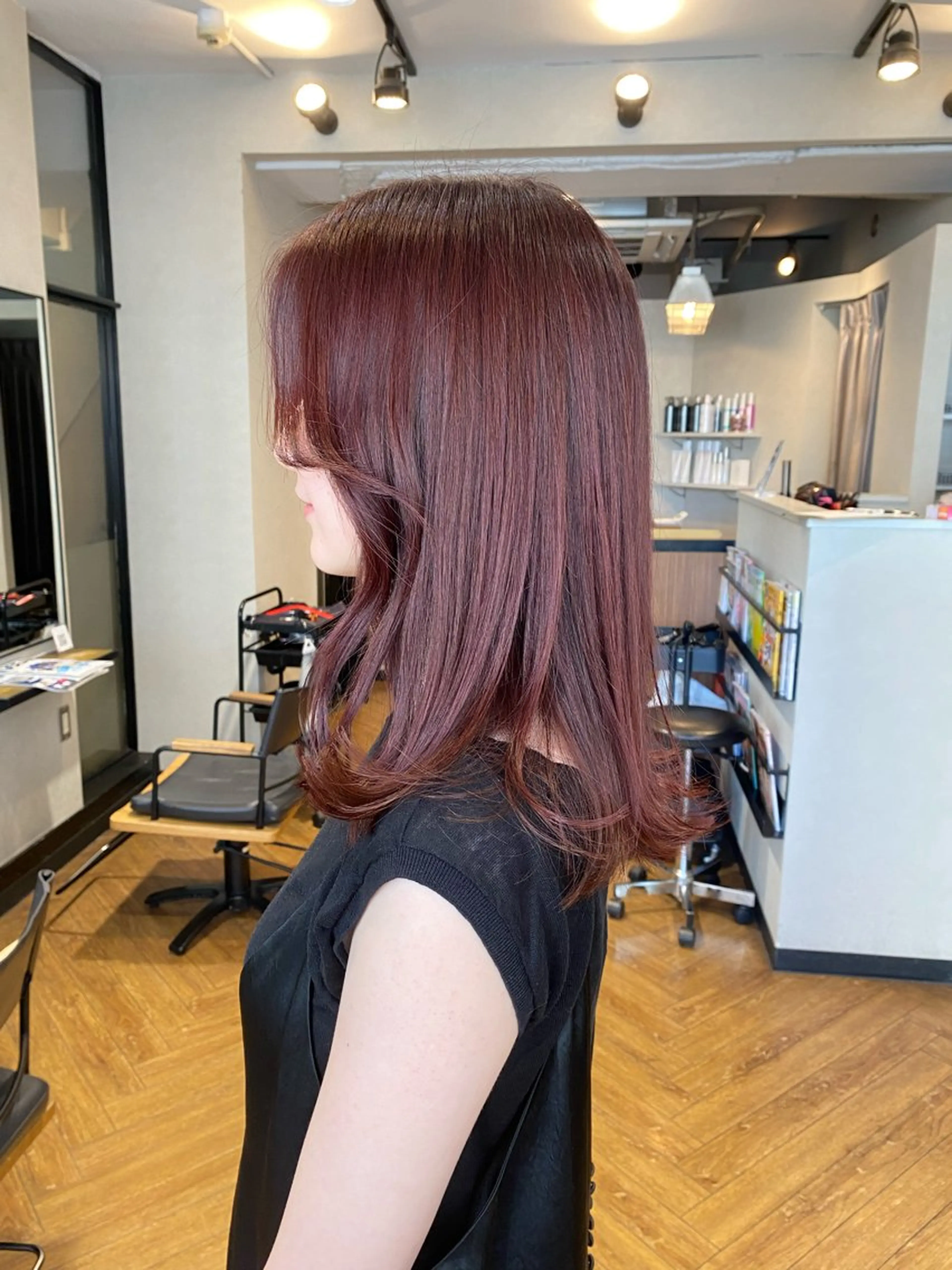 ミディアム MIREI /韓国風 ショート/大阪美容室のヘアスタイル