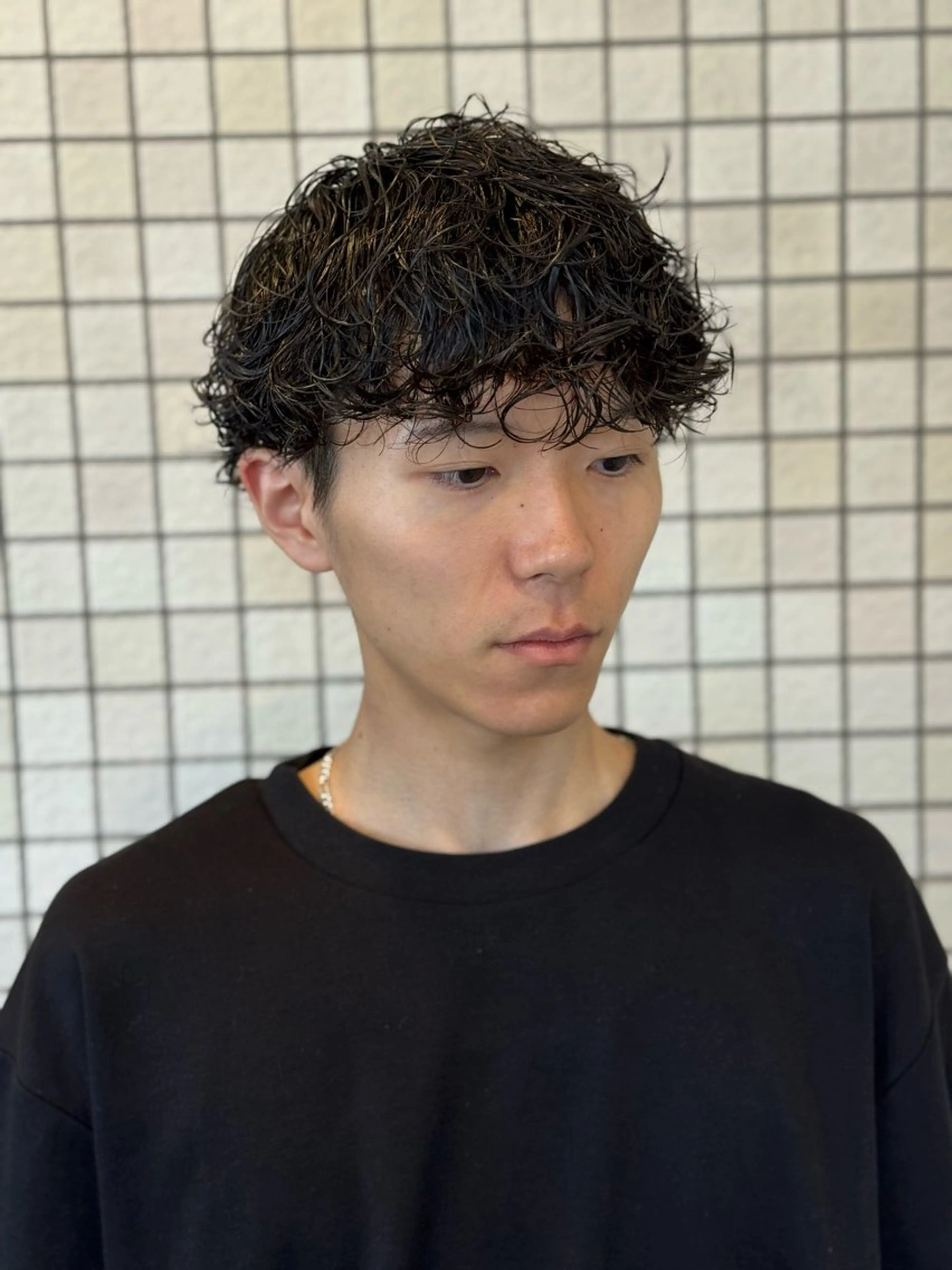 パーマ メンズ leo/ロング/ レイヤーカット⛈️のヘアスタイル