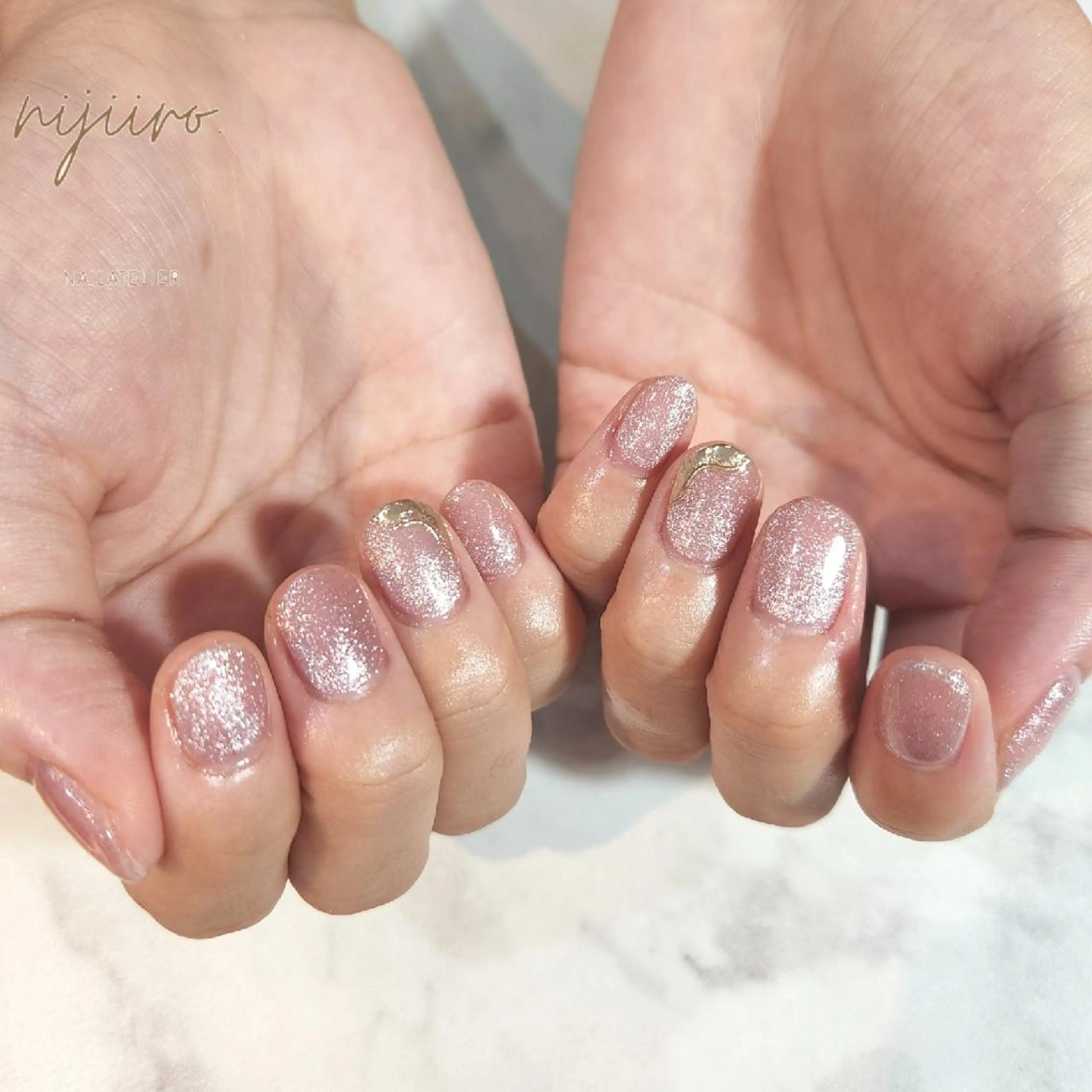 ネイル ハンドネイル nailatelier nijiiro.所属・nijiiro🌈 サトウのネイルデザイン