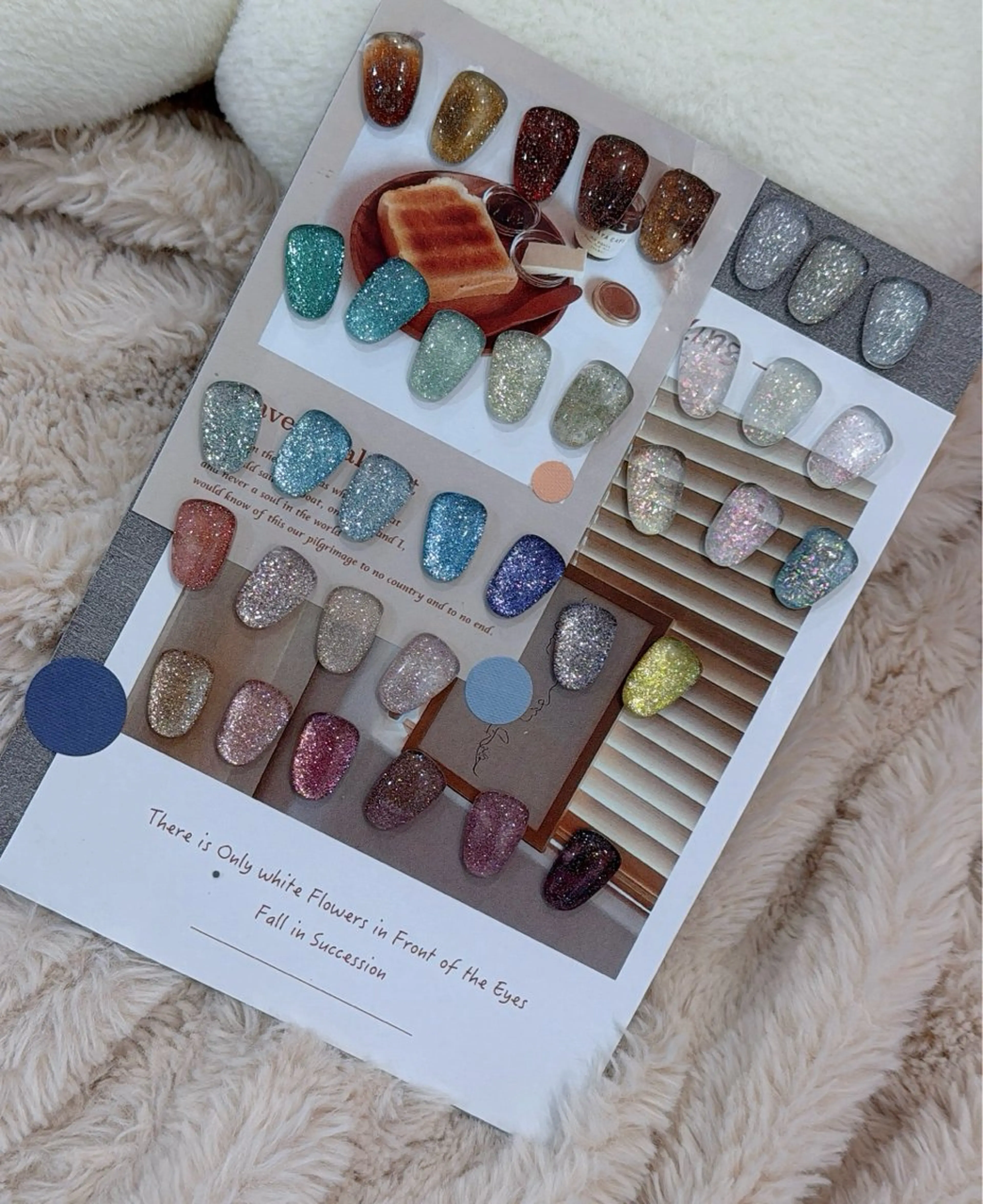 🍁❄️ 秋冬限定 ✦ ラメ＆グリッターネイル ✨ハンドケアオフ込みの写真