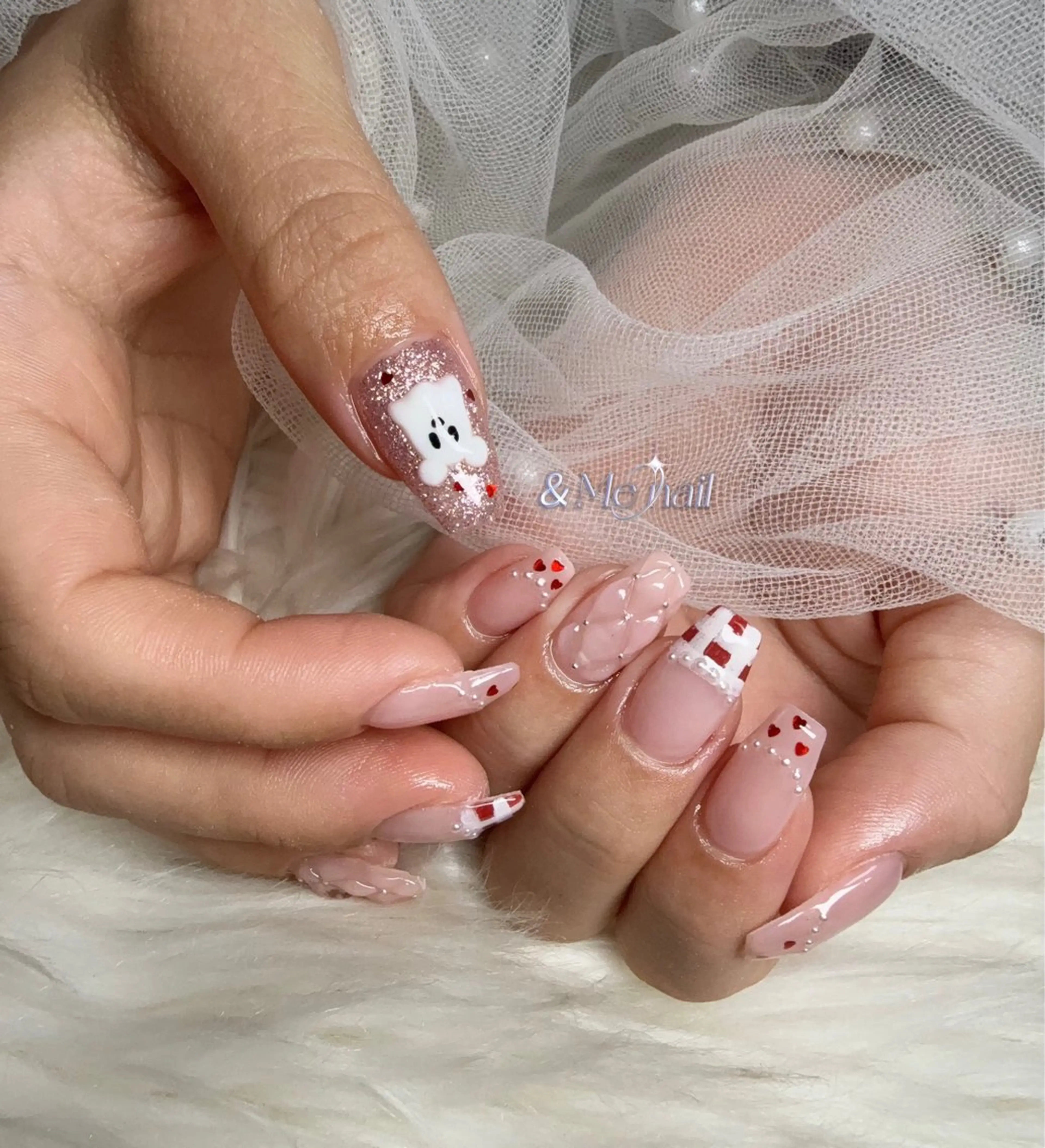 ネイル ハロウィン ハンドネイル ＆ME ネイルサロンのネイルデザイン