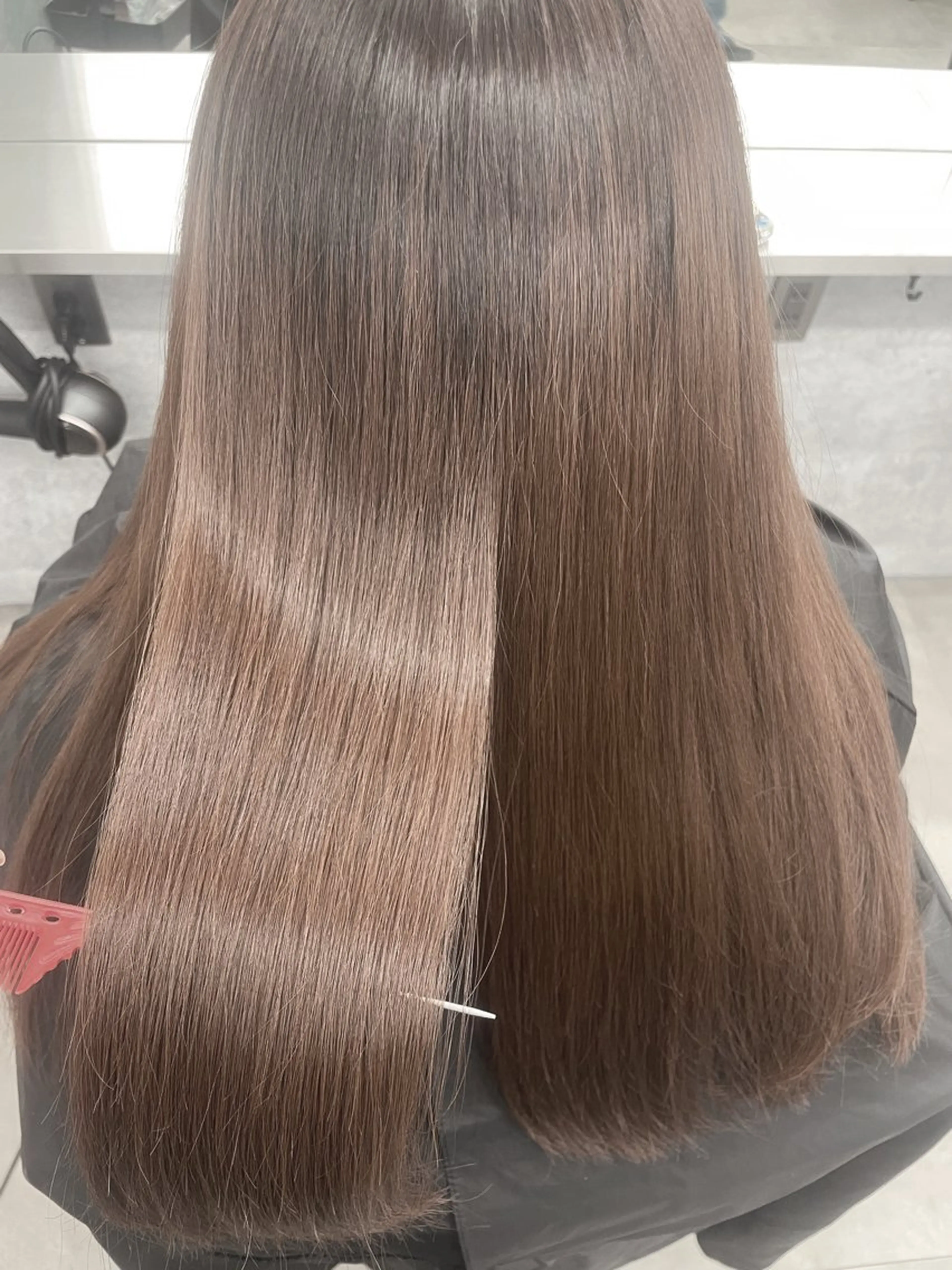 ロング カラー カット 縮毛矯正 トリートメント ヘッドスパ ヘアセット 髪質改善/縮毛/新宿 🫧SUZUKA🫧のヘアスタイル