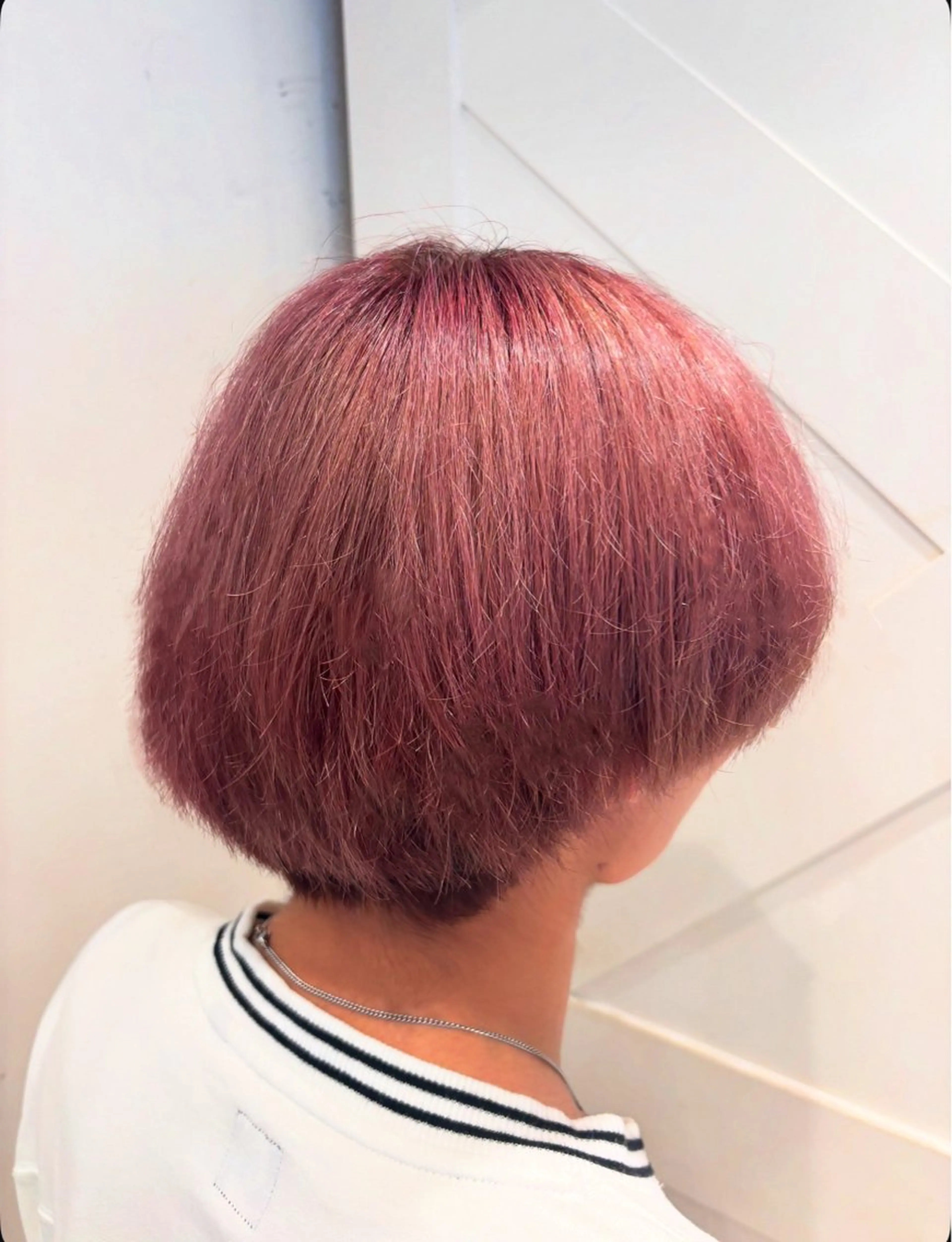 ショート カラー ヘアカラー 横浜/エクステ/ベー ジュ/おとはのヘアスタイル