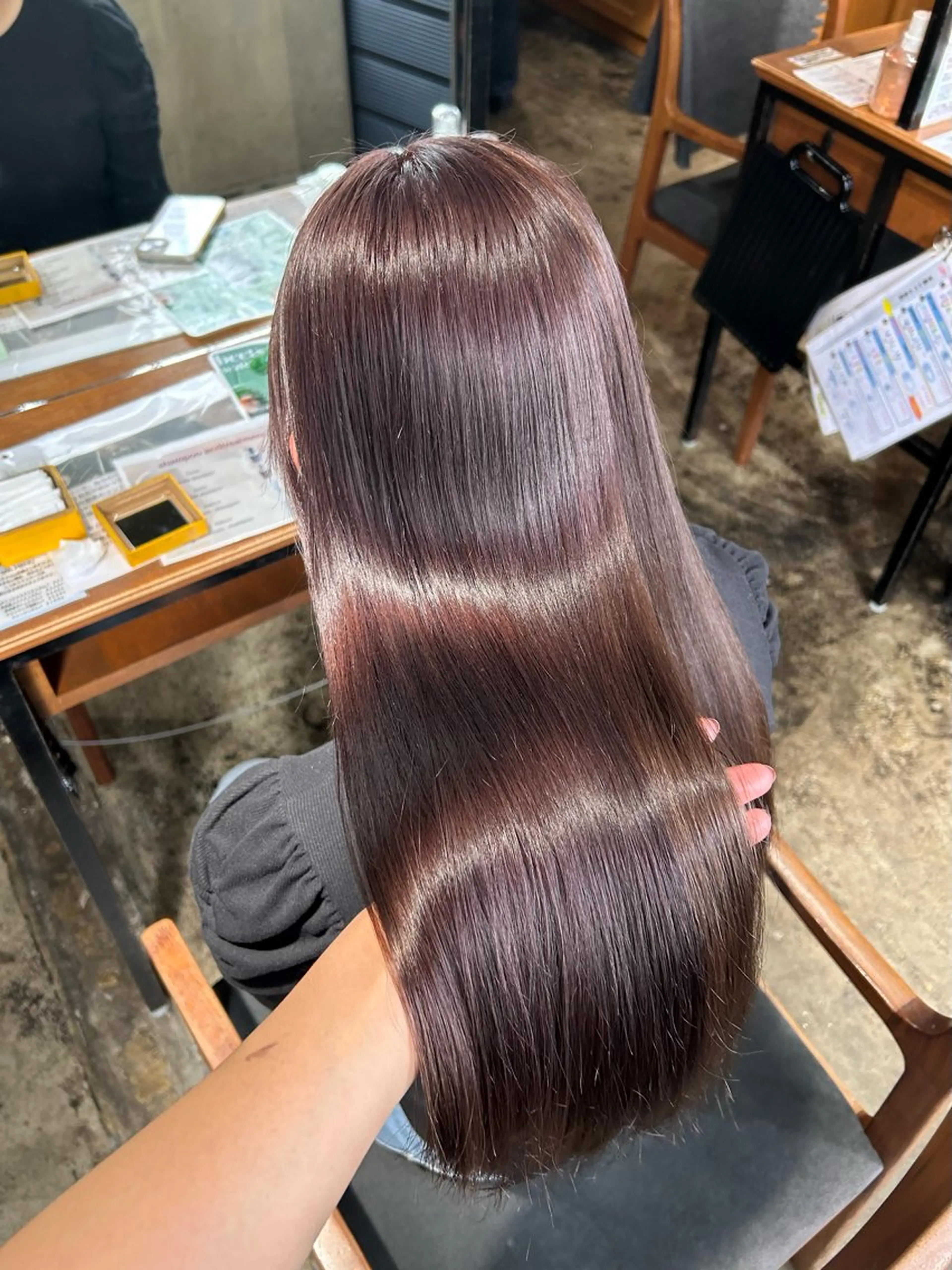 ロング カット ヘアカラー トリートメント fosta 女性専用サロン所属・moe🎀 透明感♡似合わせのヘアスタイル