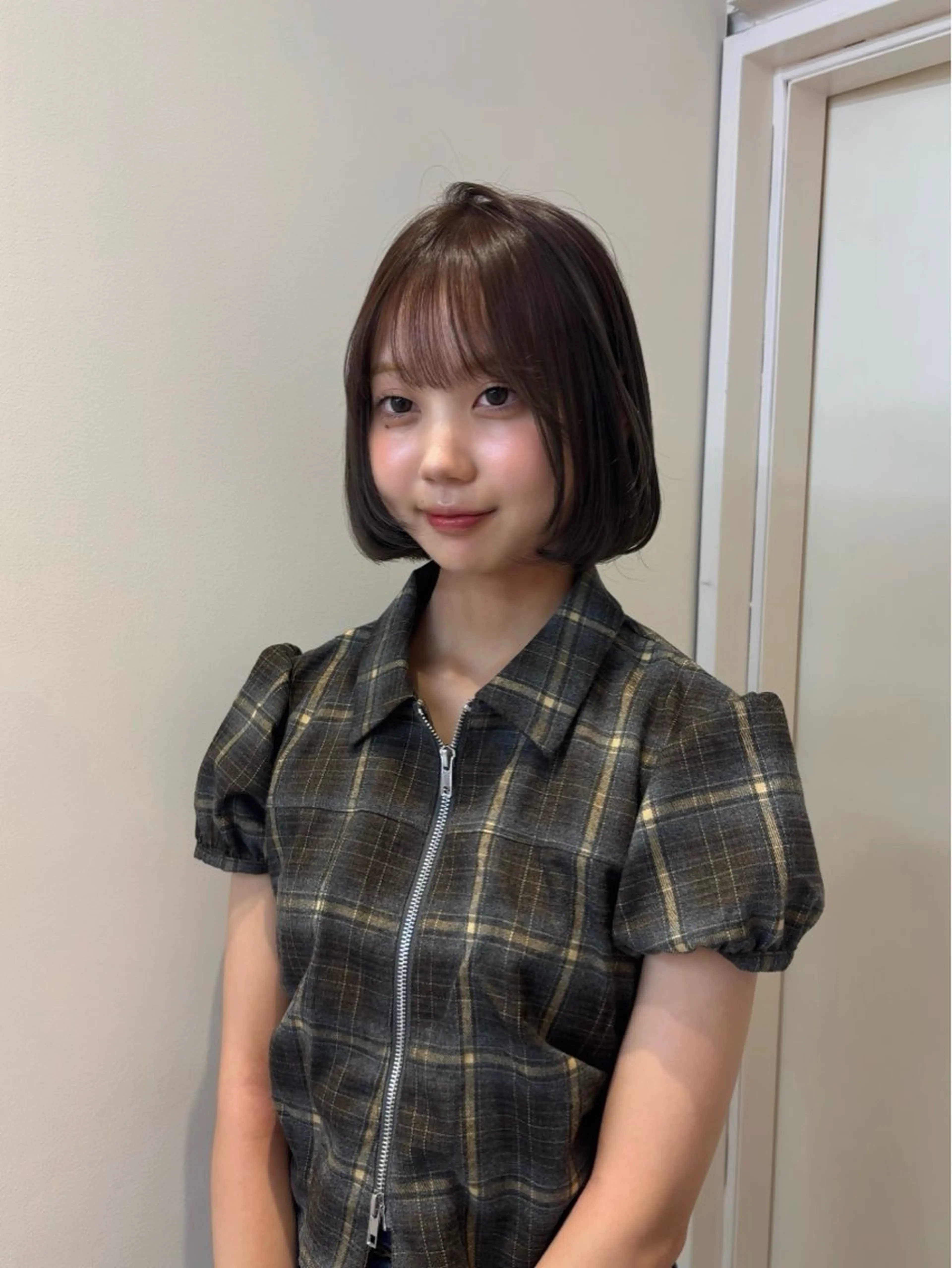 ショート カラー カット ヘアカラー トリートメント 暗髪／艶髪／渋谷/ モモカ🎀のヘアスタイル