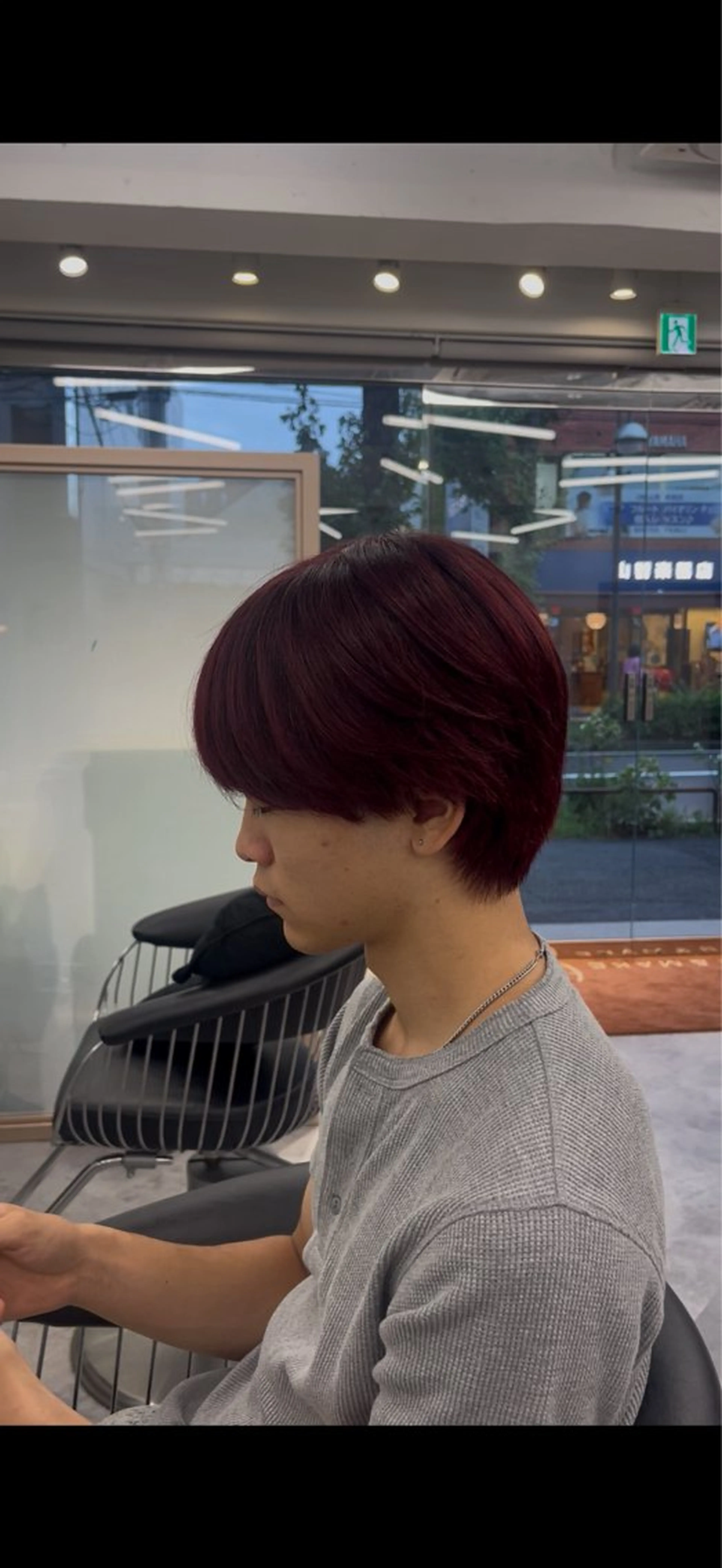 カラー メンズ レッドカラー カット ヘアカラー 🌹艶カラー🌹/ 👼パーマの神様👼のヘアスタイル