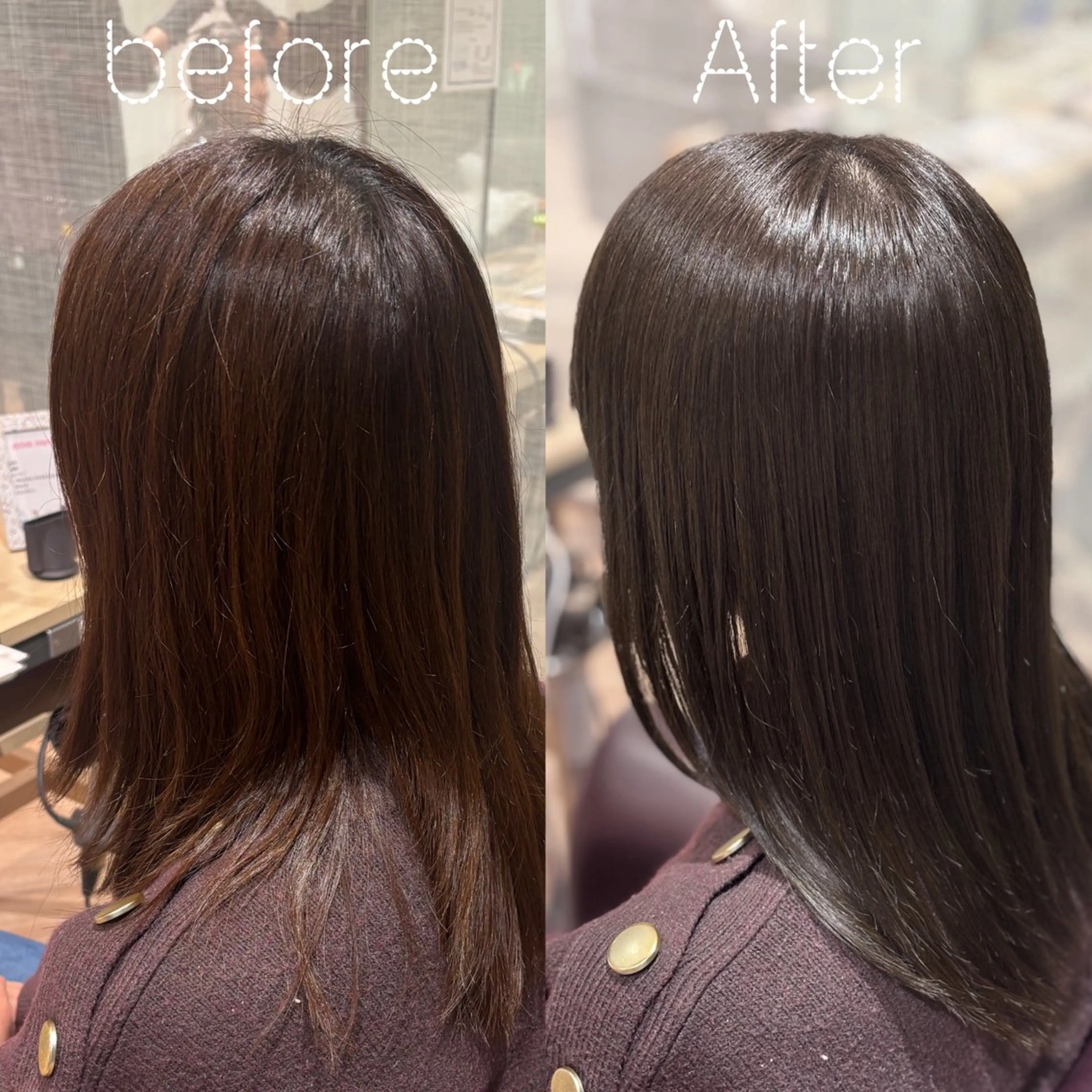 カラー ヘアカラー トリートメント 艶カラー💞 amiのヘアスタイル