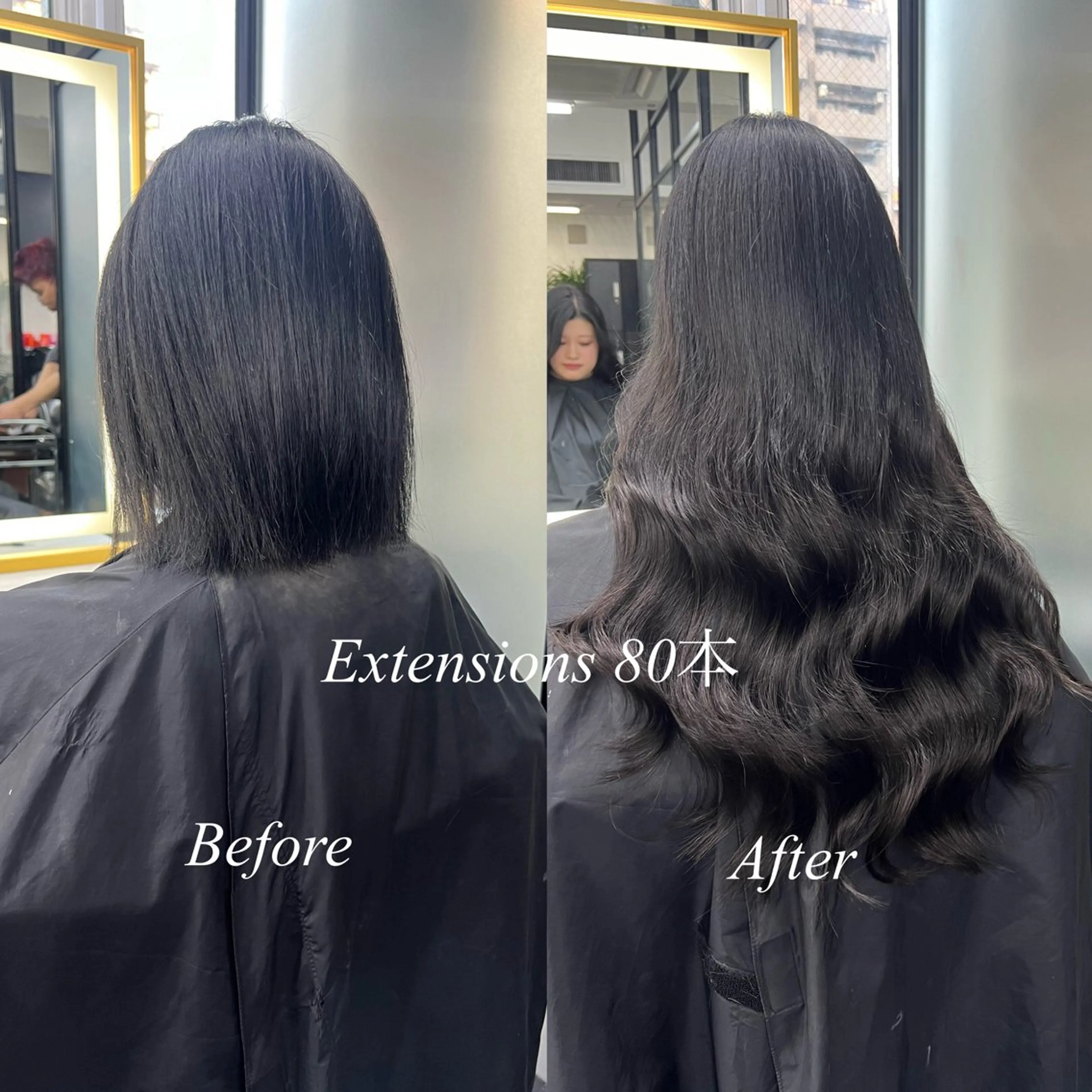 ロング カラー シールエクステ ハイトーンカラー エクステ ヘアカラー エクステ シールエクステ特化 ハイトーン、NANAのヘアスタイル