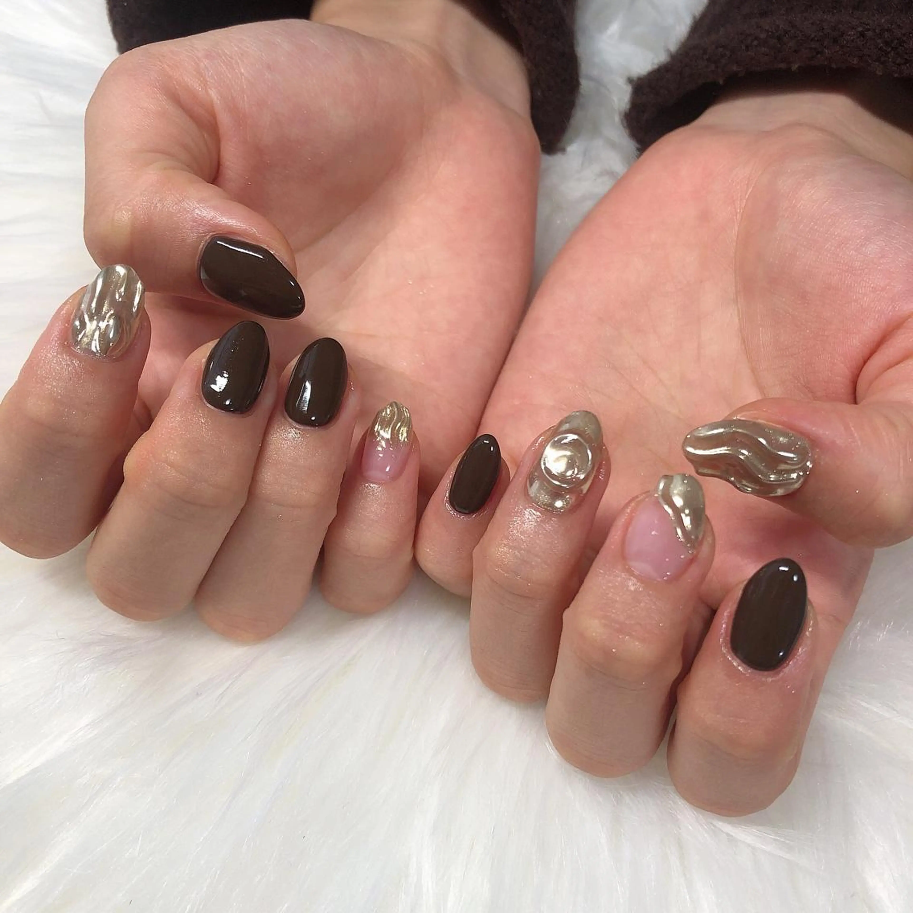 ネイル ハンドネイル 西岡 杏のネイルデザイン