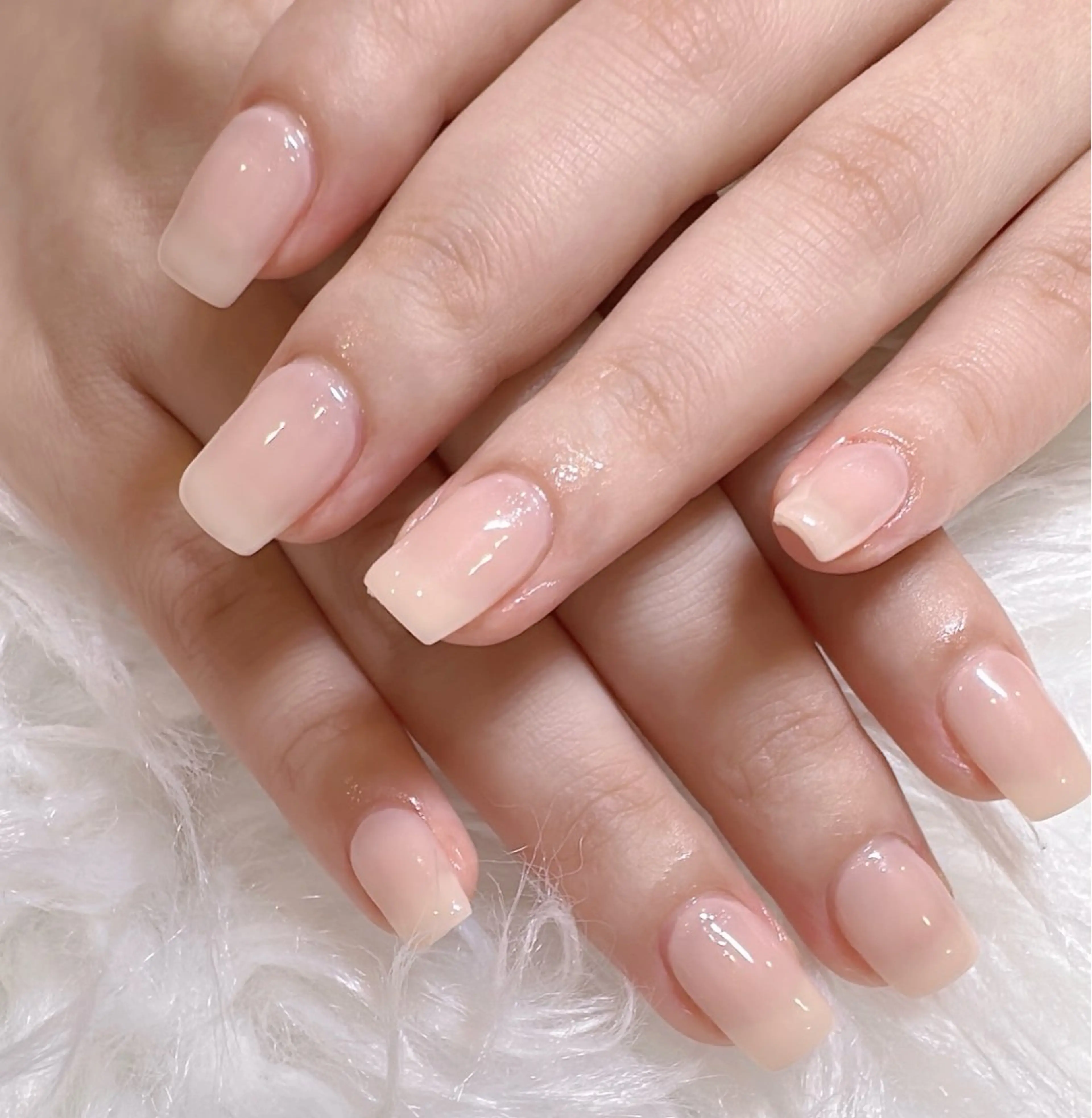 ネイル ワンカラーネイル キュート ネイルのネイルデザイン